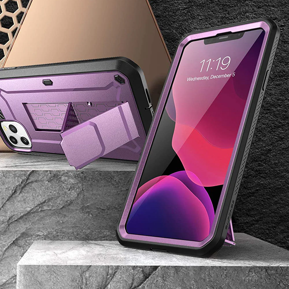 iPhone 11 Pro Max 6.5 inch Unicorn Beetle Pro Rugged Case-Metallic Purple - Image 4