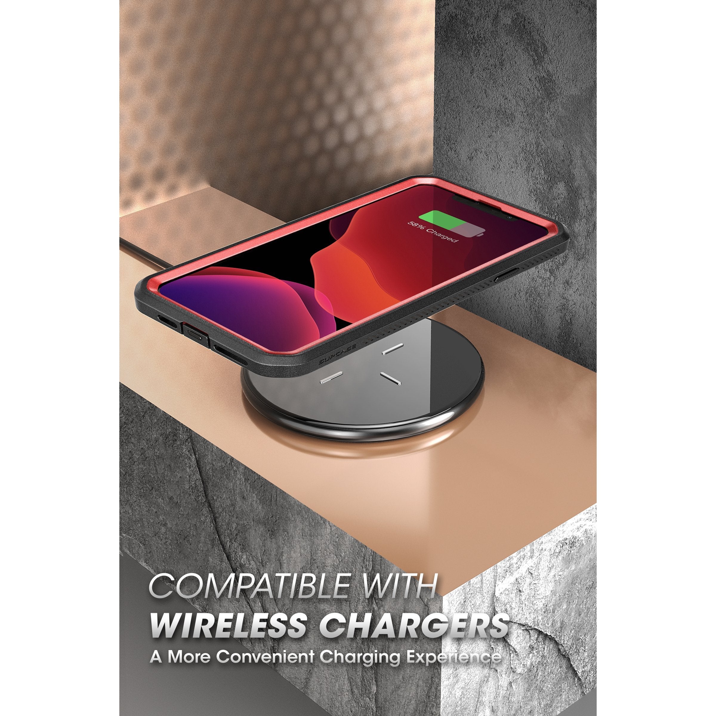 iPhone 11 Pro Max 6.5 inch Unicorn Beetle Pro Rugged Case-Metallic Red - Image 7
