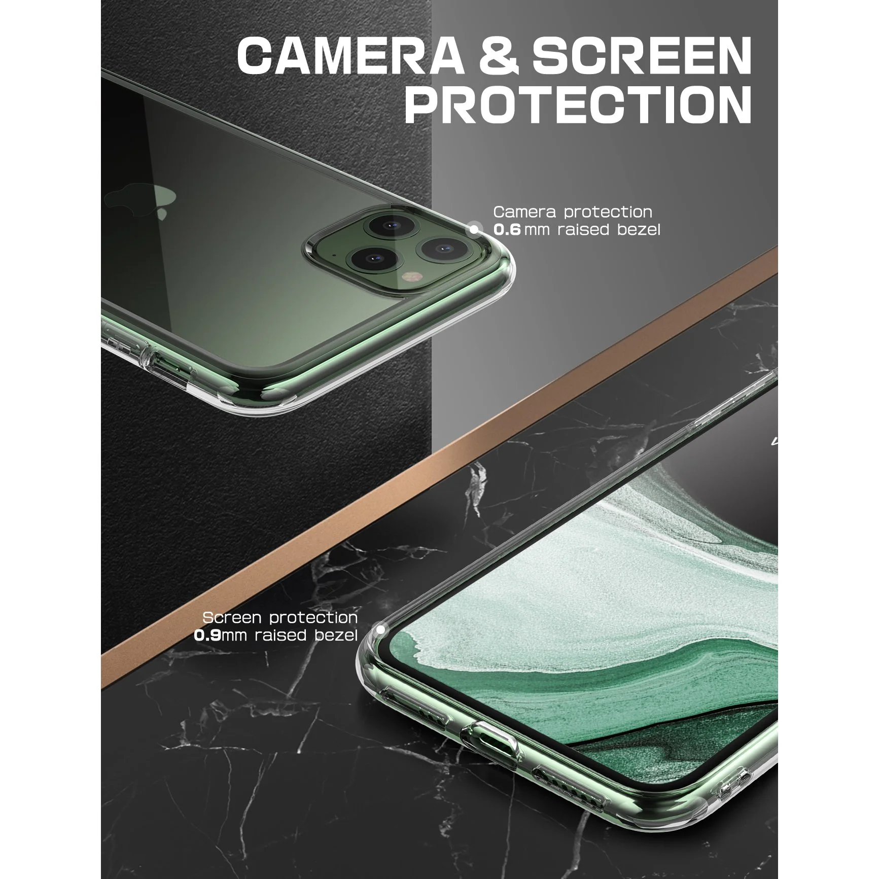 iPhone 11 Pro Max 6.5 inch Unicorn Beetle Style Clear Case-Clear - Image 4