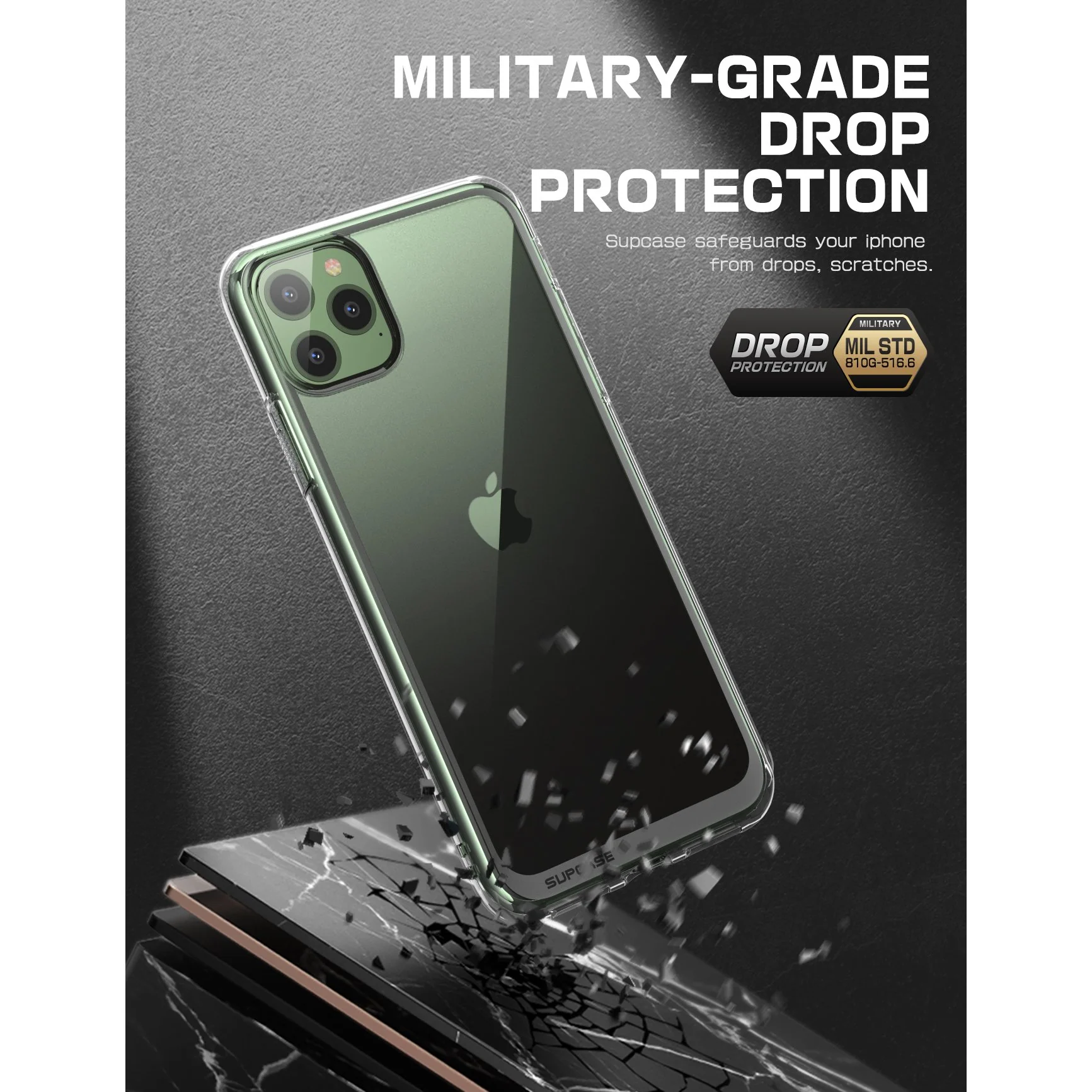 iPhone 11 Pro Max 6.5 inch Unicorn Beetle Style Clear Case-Clear - Image 5