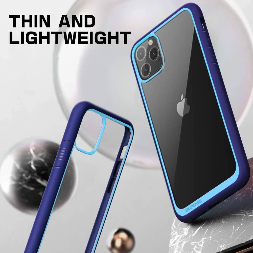 iPhone 11 Pro Max 6.5 inch Unicorn Beetle Style Clear Case-Navy - Image 3
