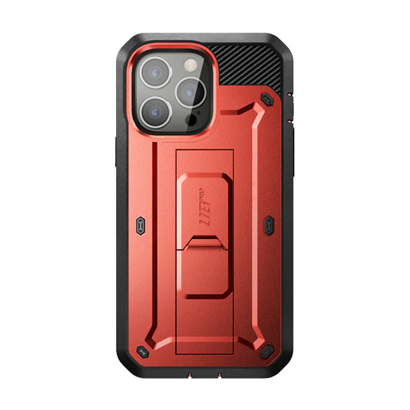 iPhone 13 Pro 6.1 inch Unicorn Beetle Pro Rugged Case-Metallic Red - Image 10