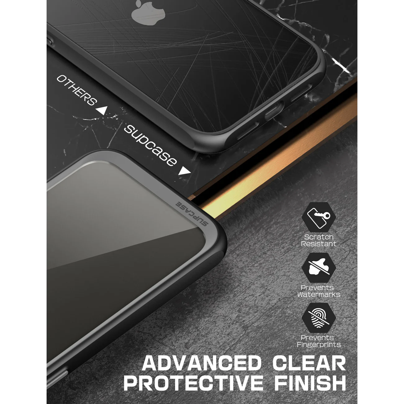iPhone 13 Pro Max 6.7 inch Unicorn Beetle Style Slim Clear Case-Black - Image 6