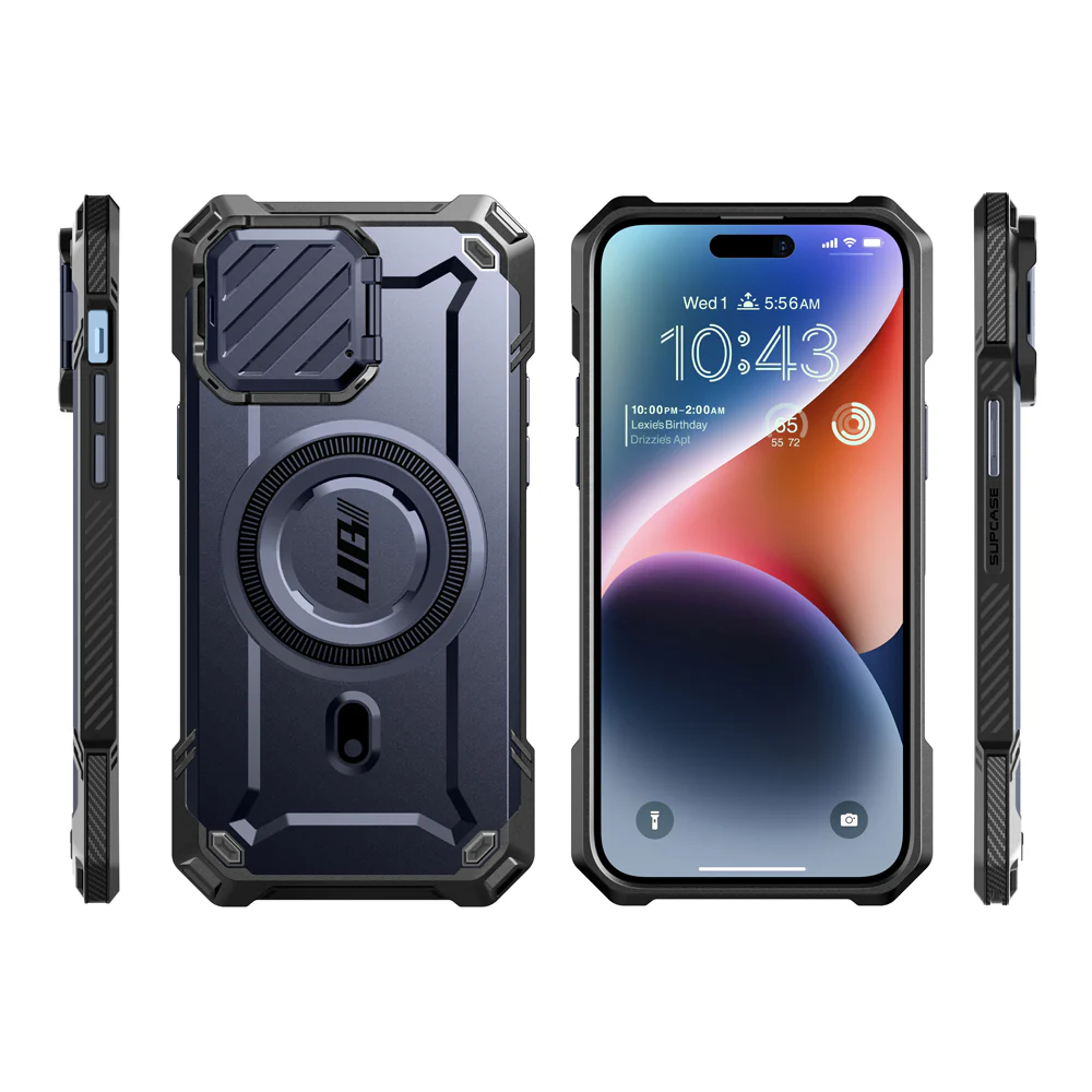 iPhone 14 6.1 inch Unicorn Beetle MAG XT MagSafe & Camera Lens Protector Case-Dark Blue - Image 10