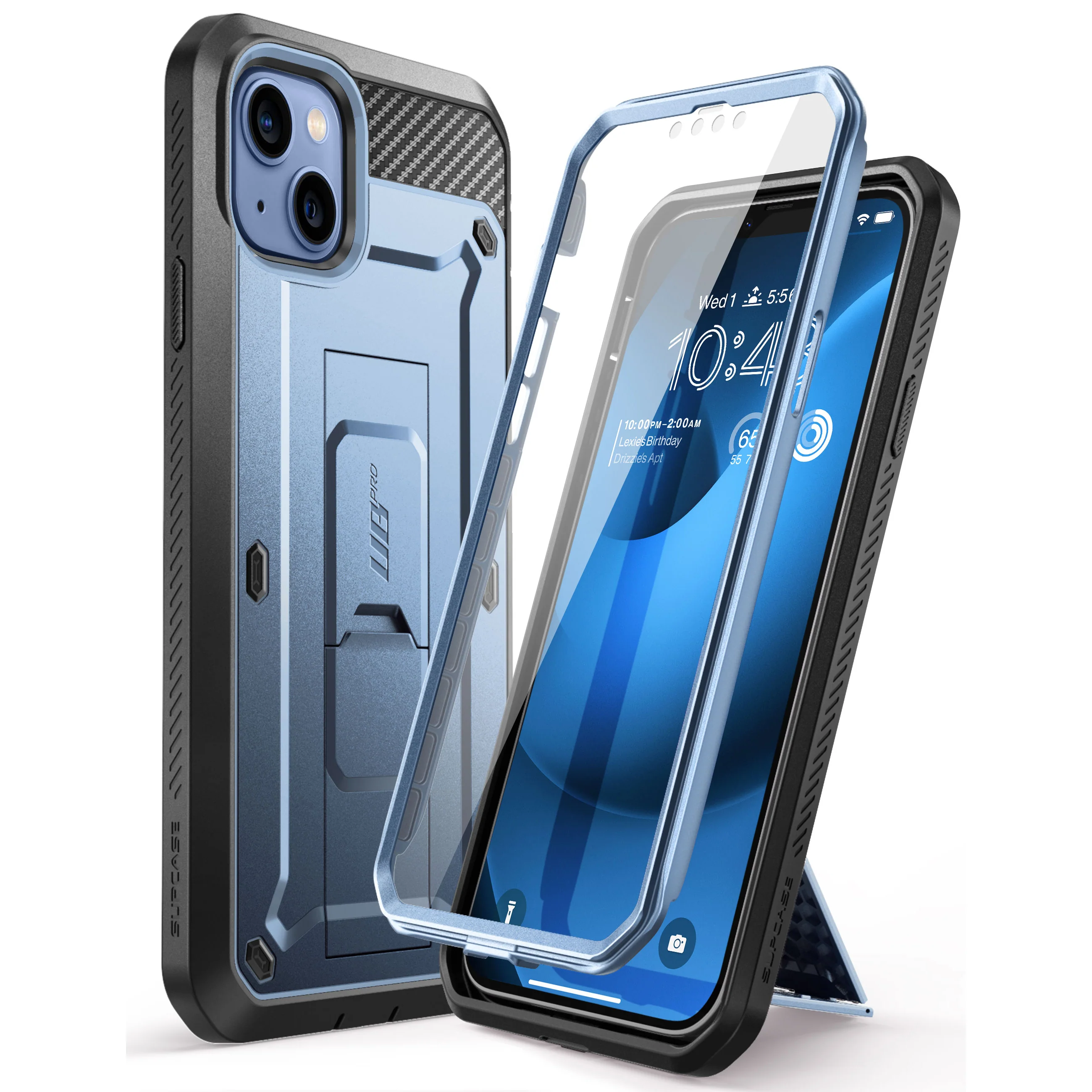 iPhone 14 6.1 inch Unicorn Beetle PRO Rugged Case-Metallic Blue - Image 3