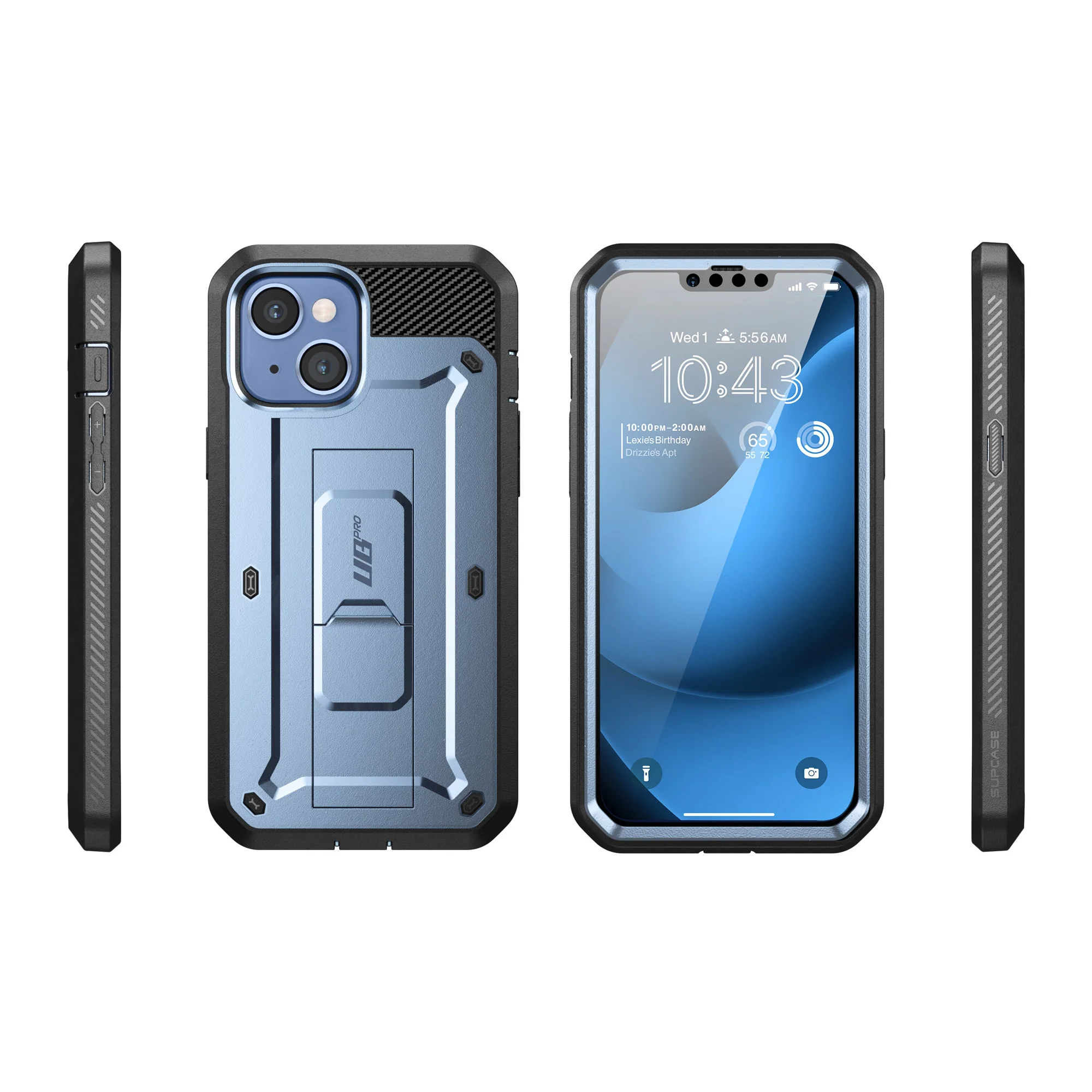 iPhone 14 6.1 inch Unicorn Beetle PRO Rugged Case-Metallic Blue - Image 9