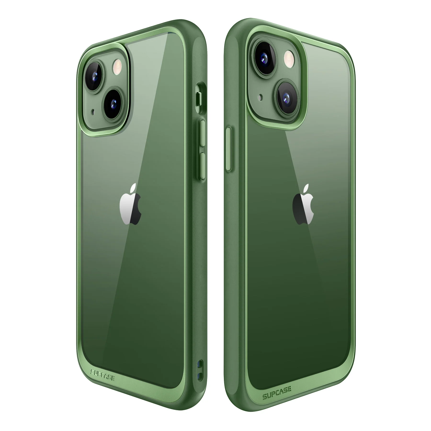 iPhone 14 6.1 inch Unicorn Beetle Style Slim Clear Case-Green - Image 10