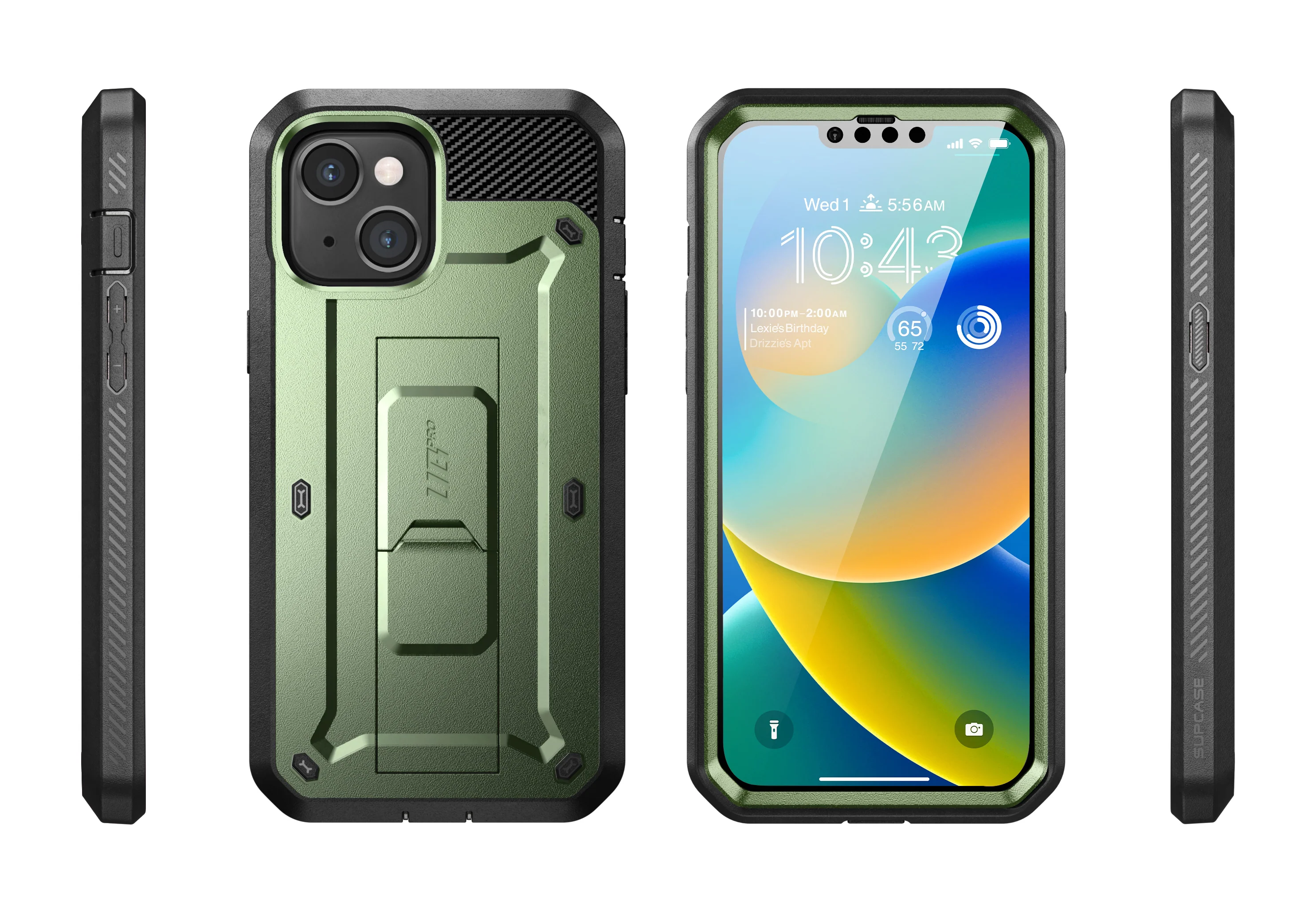 iPhone 14 Plus 6.7 inch Unicorn Beetle PRO Rugged Case-Dark Green - Image 9