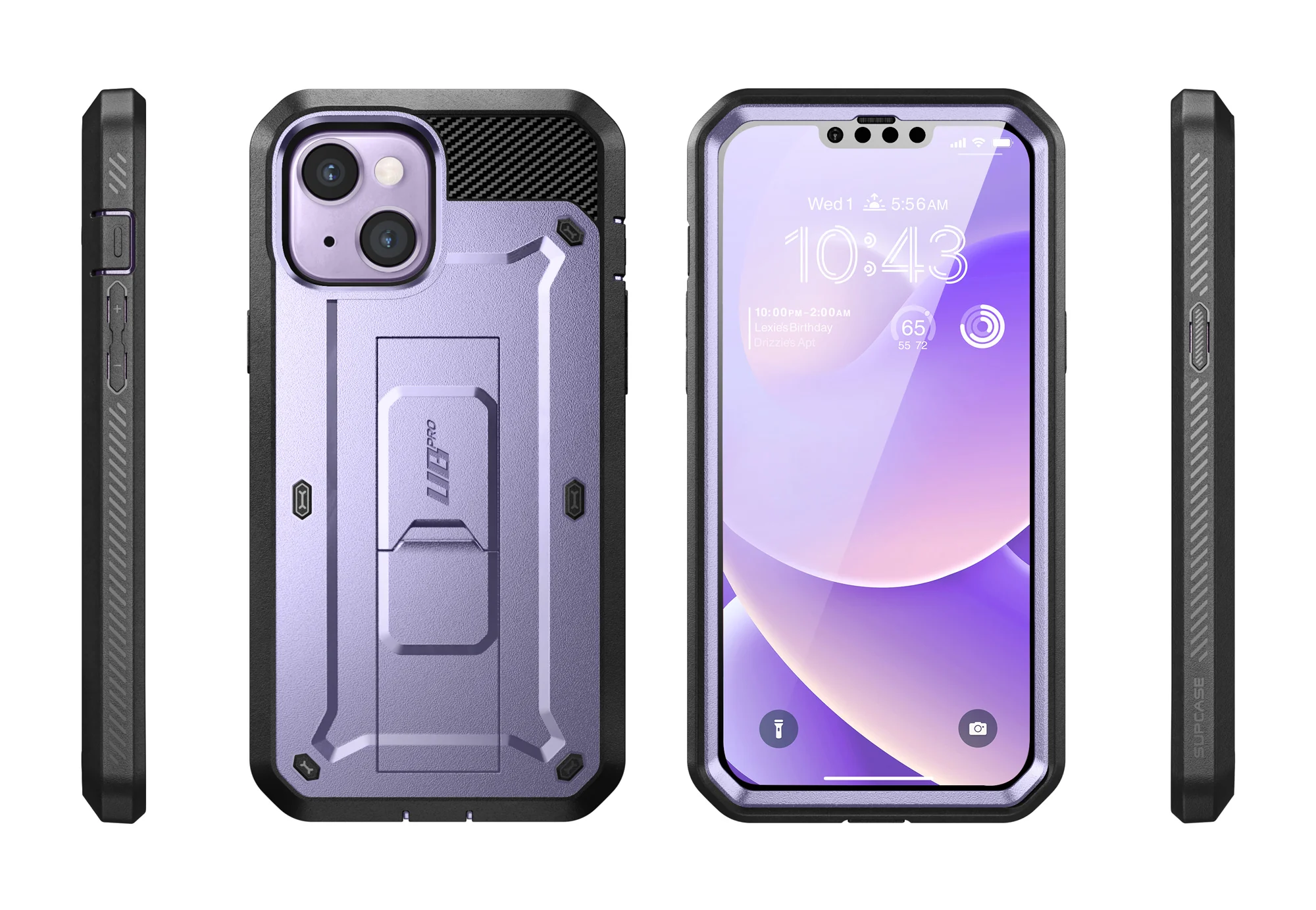 iPhone 14 Plus 6.7 inch Unicorn Beetle PRO Rugged Case-Deep Purple - Image 9