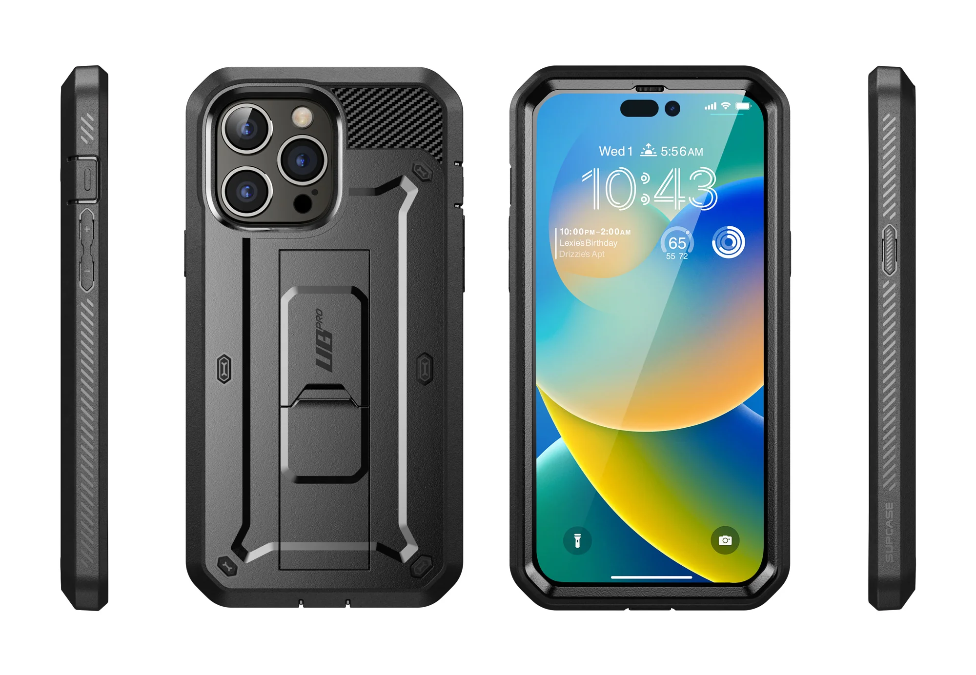 iPhone 14 Pro 6.1 inch Unicorn Beetle Pro Rugged Case-Black - Image 10
