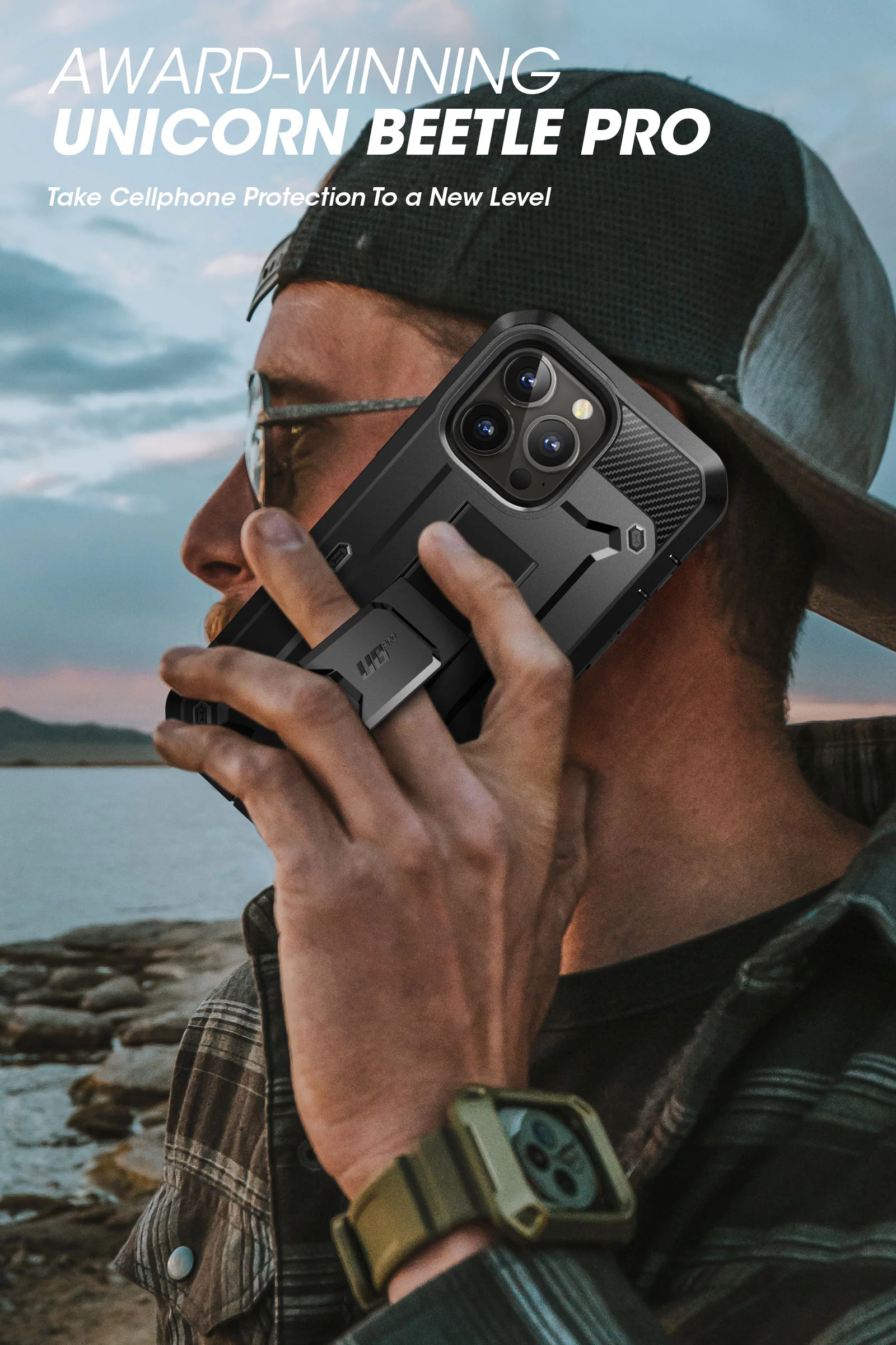 iPhone 14 Pro Max 6.7 inch Unicorn Beetle PRO Rugged Case-Black - Image 8