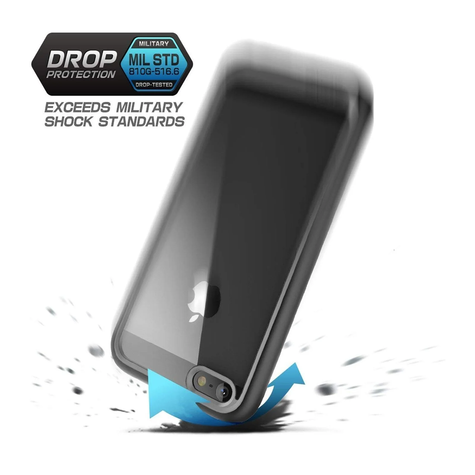 iPhone 5 Unicorn Beetle STYLE Slim Clear Case-Black - Image 4