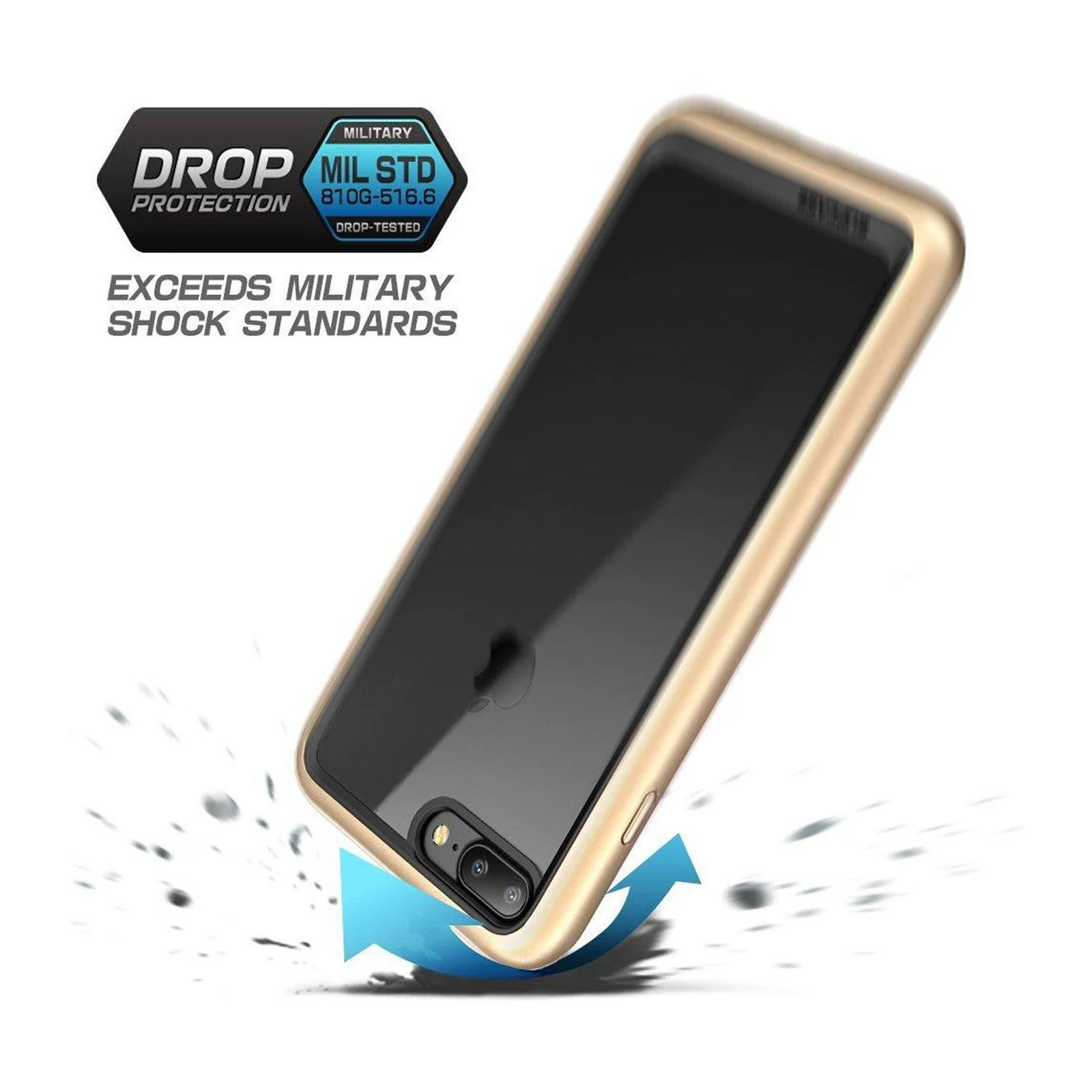 iPhone 7 Plus / 8 Plus Unicorn Beetle Style-Gold - Image 5