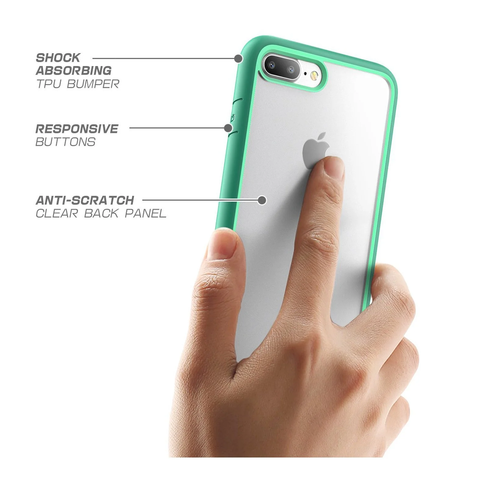 iPhone 7 Plus / 8 Plus Unicorn Beetle Style-Green - Image 7