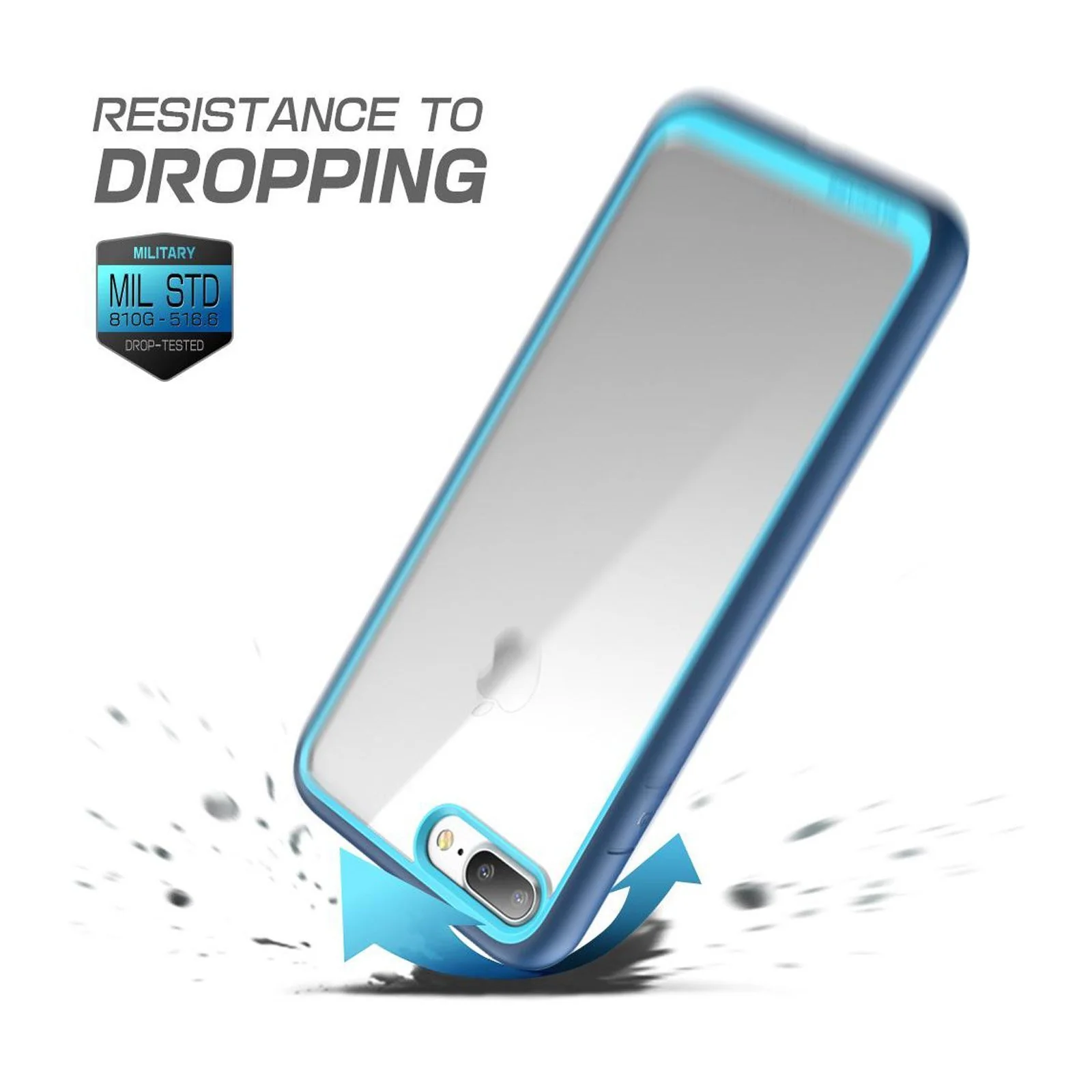 iPhone 7 Plus / 8 Plus Unicorn Beetle Style-Navy - Image 3