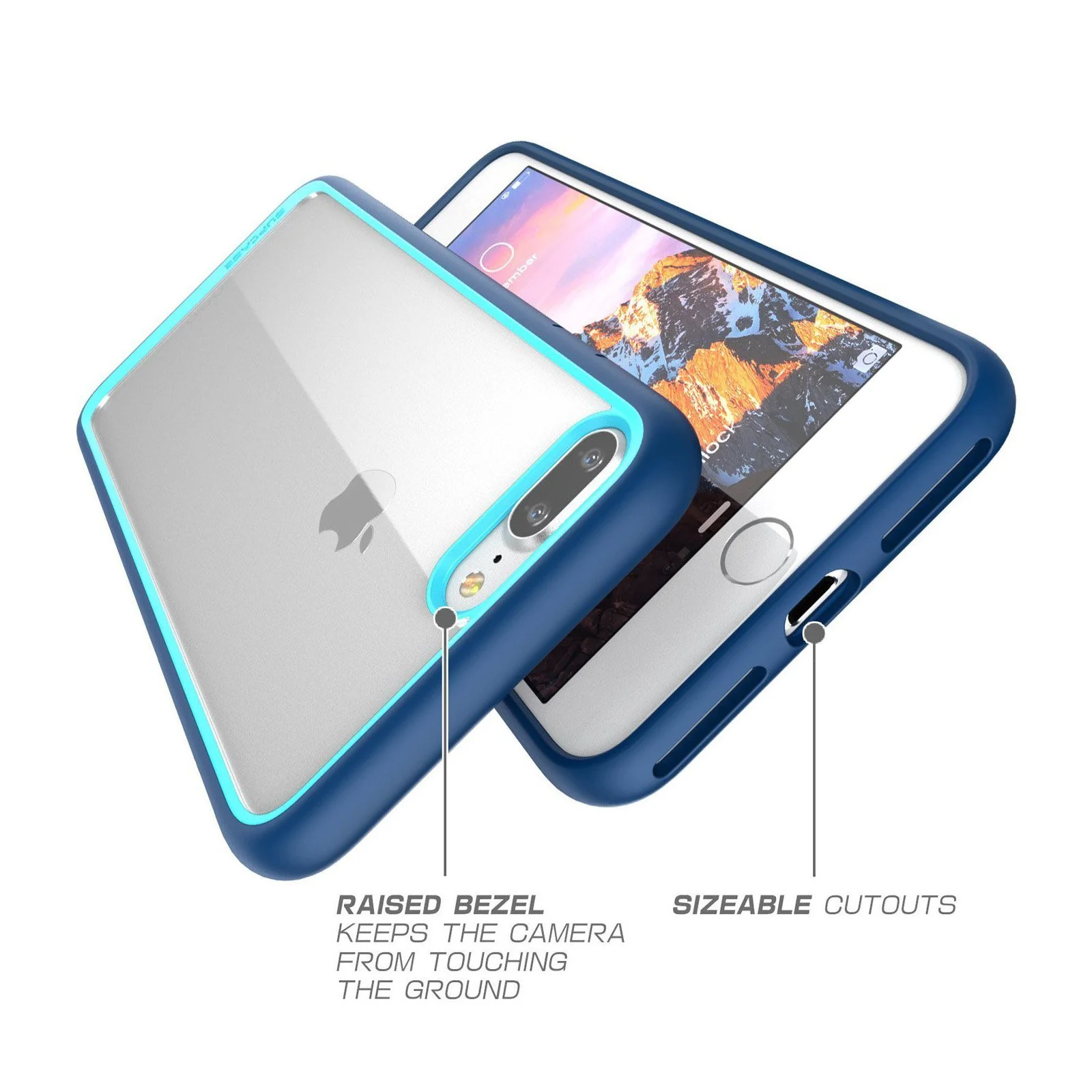 iPhone 7 Plus / 8 Plus Unicorn Beetle Style-Navy - Image 4