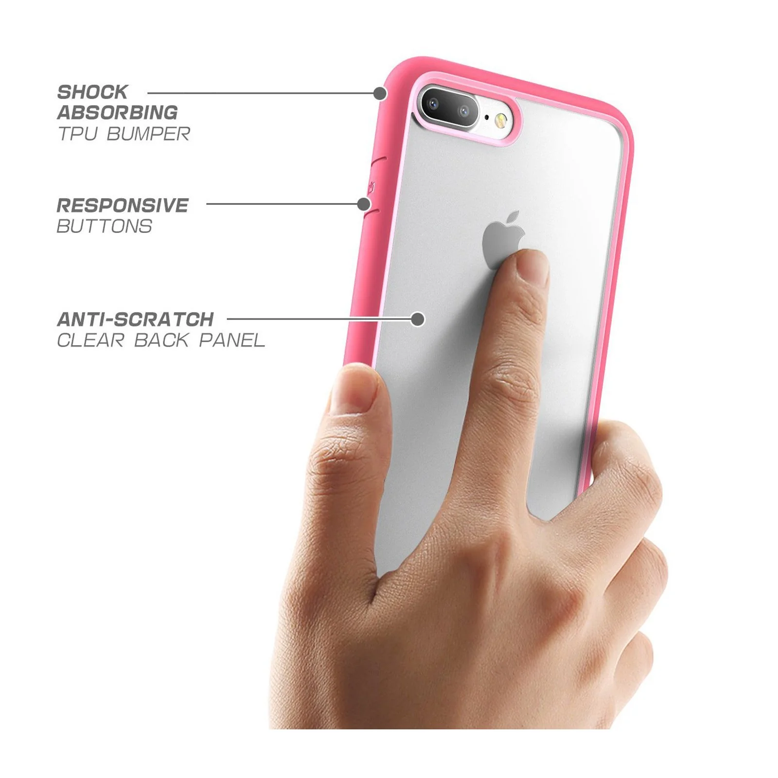 iPhone 7 Plus / 8 Plus Unicorn Beetle Style-Pink - Image 5