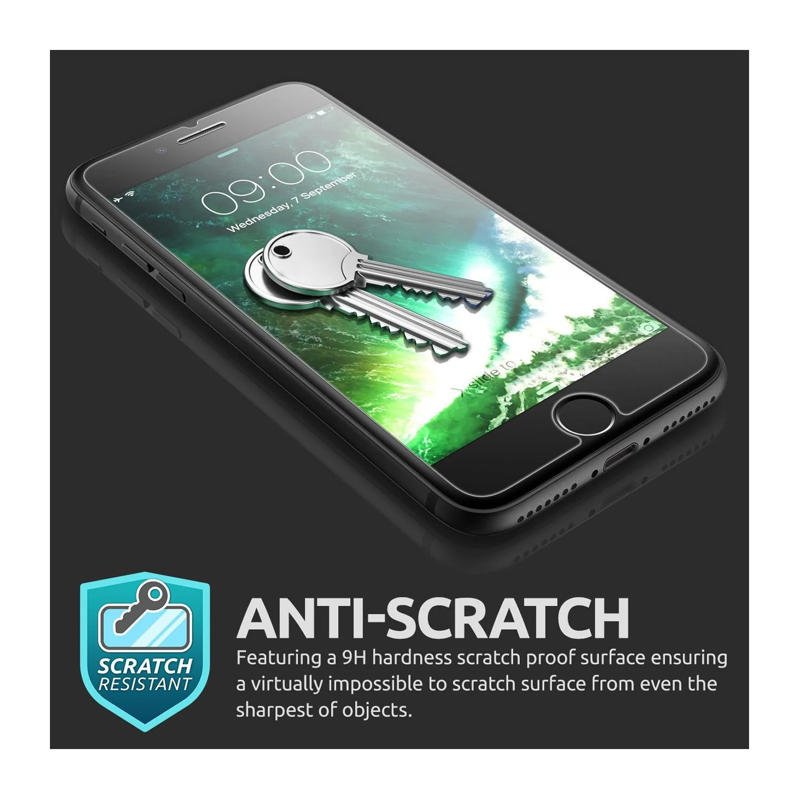 iPhone 7 Plus / 8 Plus Tempered Glass Screen Protector - Image 4