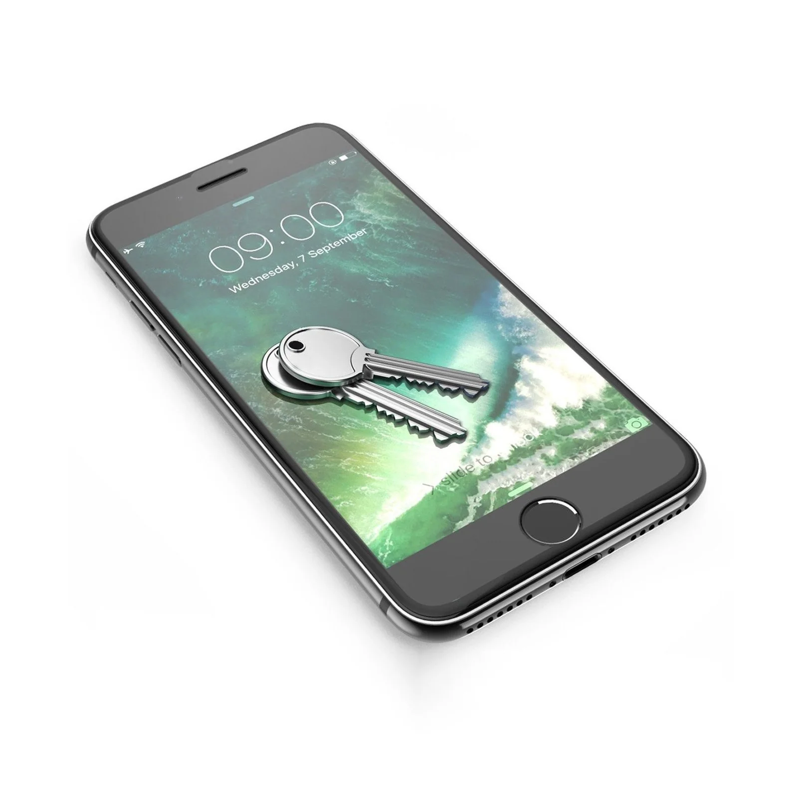 iPhone 7 / 8 3D Tempered Glass Screen Protector with 9H Hardness Rating-Black - Image 5