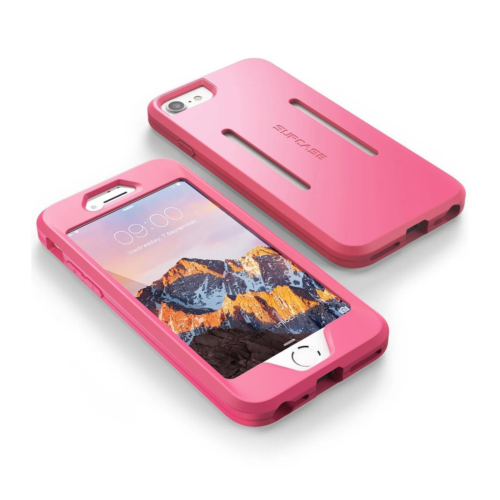 iPhone 8 Athletic Armband-Pink - Image 4