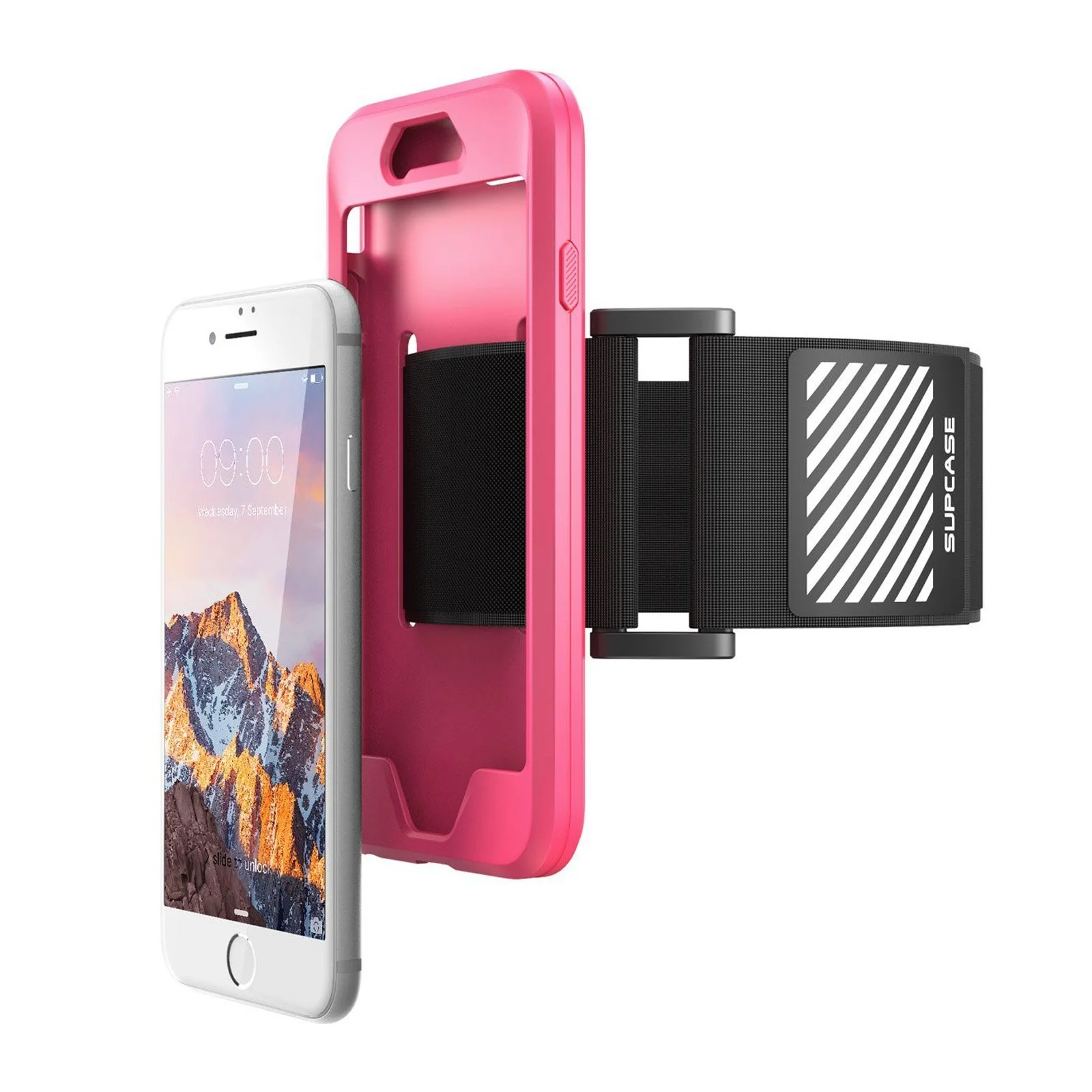 iPhone 8 Athletic Armband-Pink - Image 6
