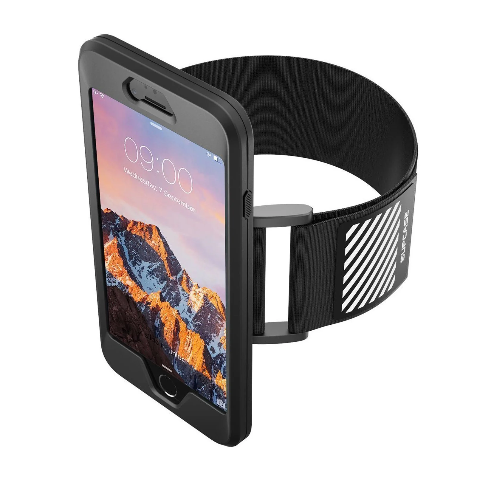 iPhone 7 Plus / 8 Plus Athletic Armband-Black - Image 3
