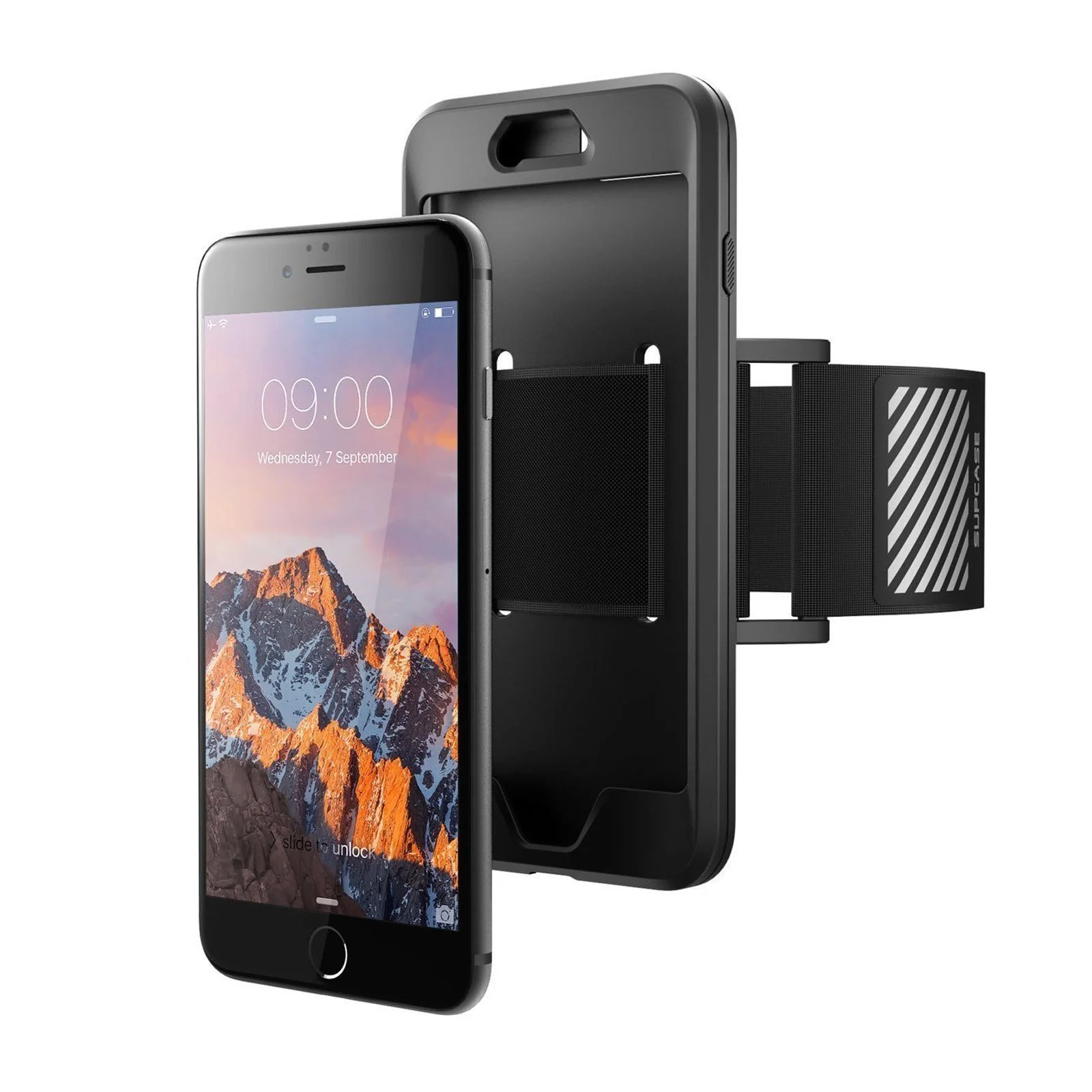iPhone 7 Plus / 8 Plus Athletic Armband-Black - Image 5