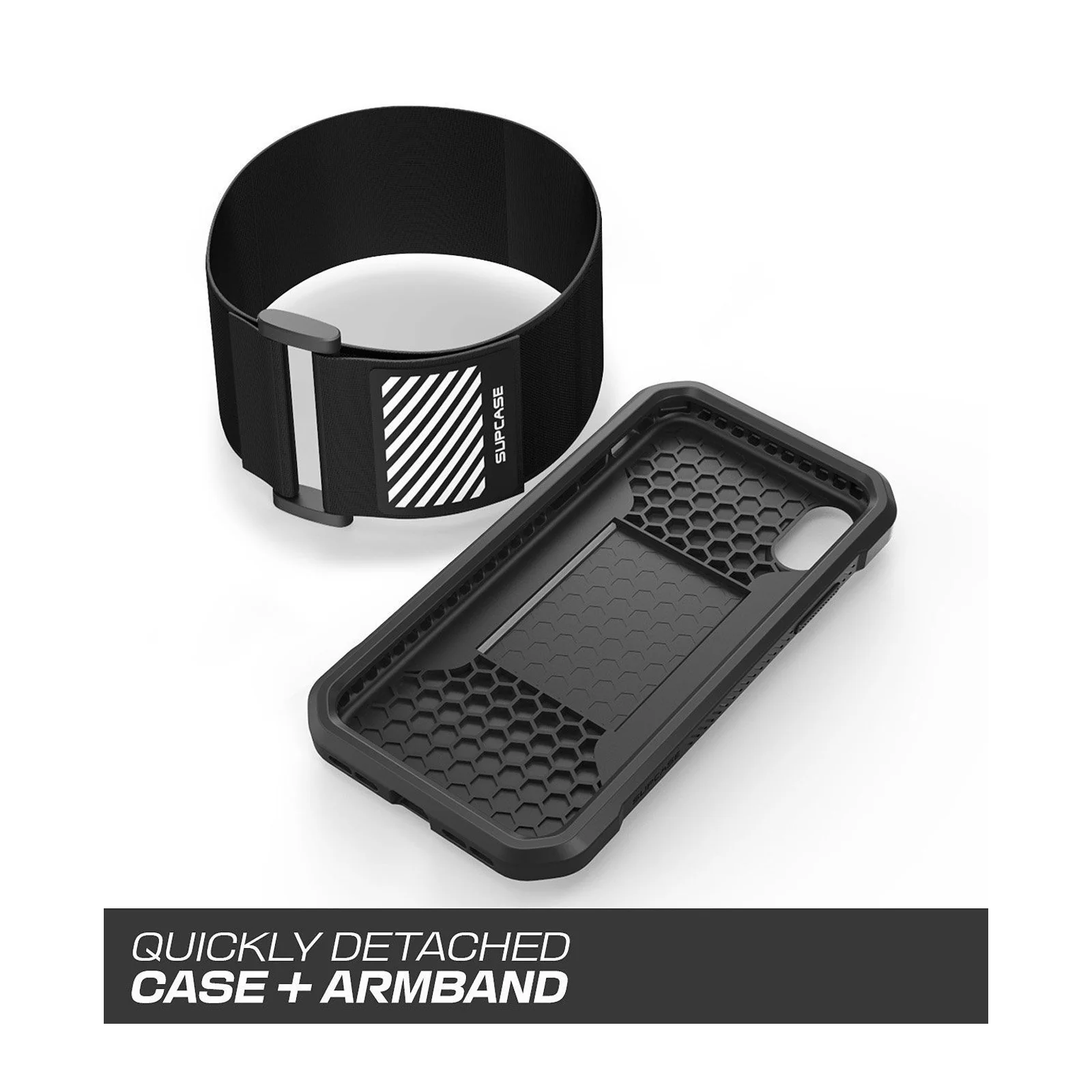 Running Mate Armband Case for iPhone 5.8 inch 2017 2018 and 2019-Black - Image 4