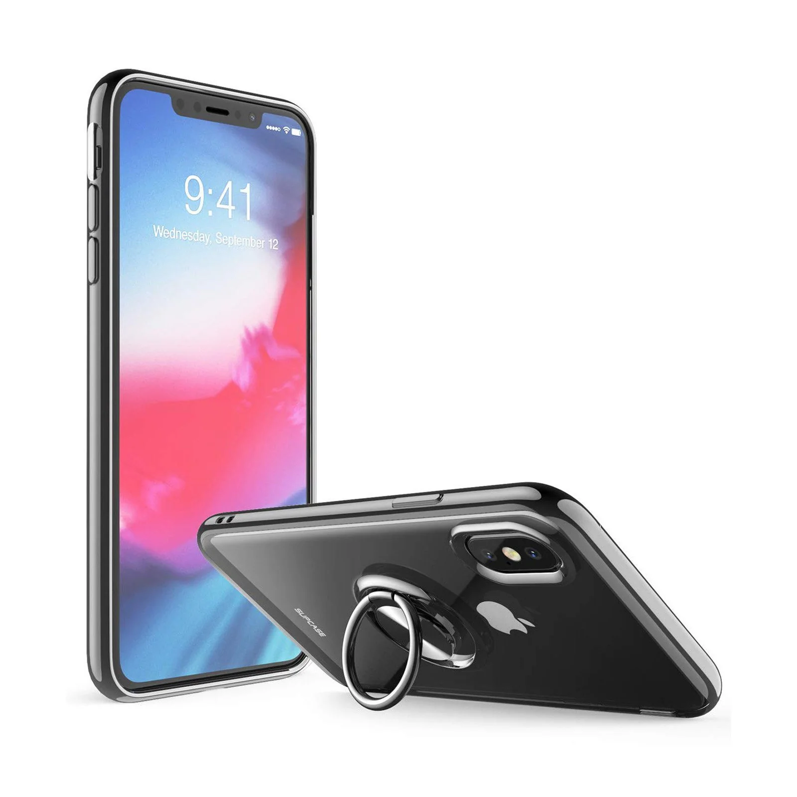 iPhone X / XS Unicorn Beetle Snap Ring Case-Black - Image 3