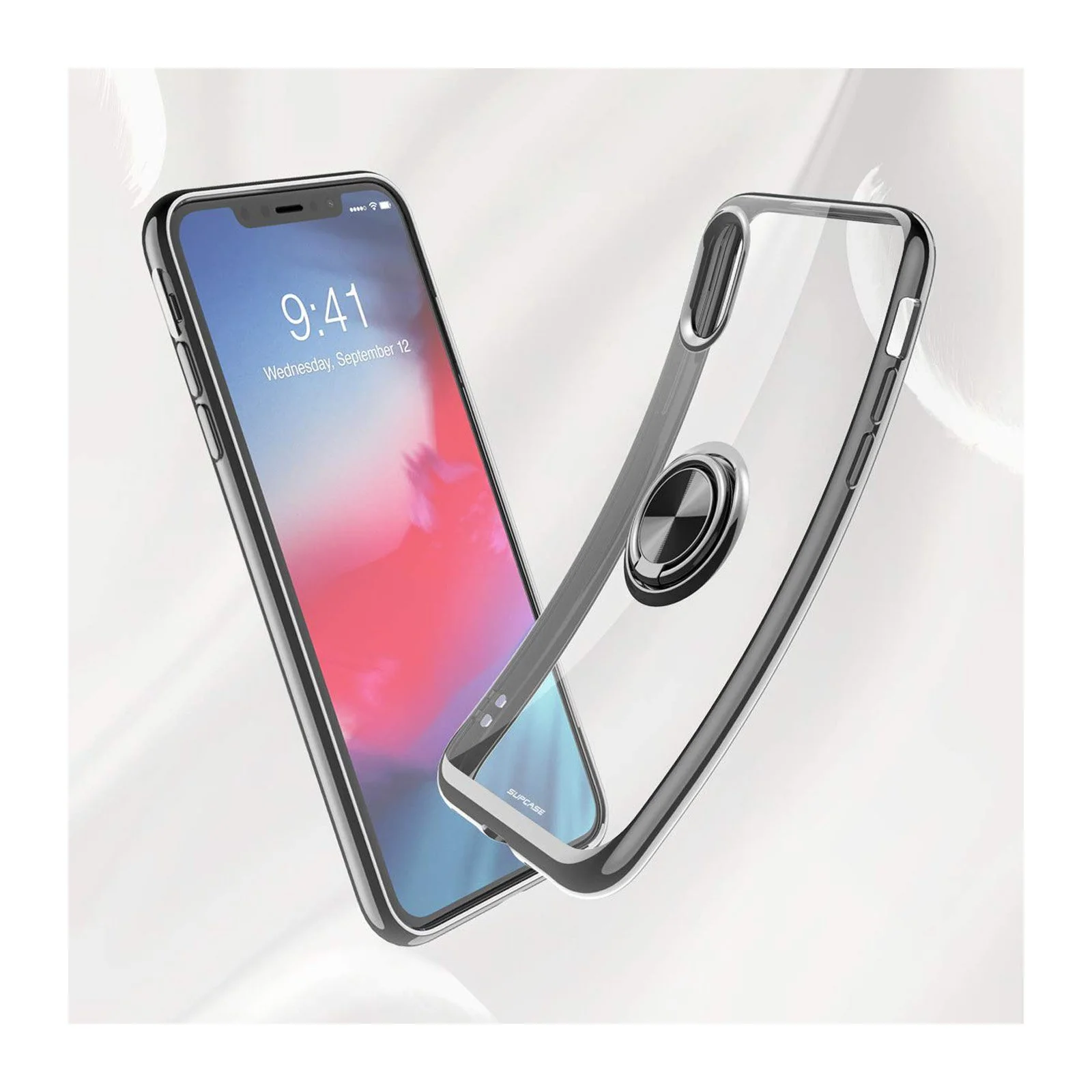 iPhone X / XS Unicorn Beetle Snap Ring Case-Black - Image 4