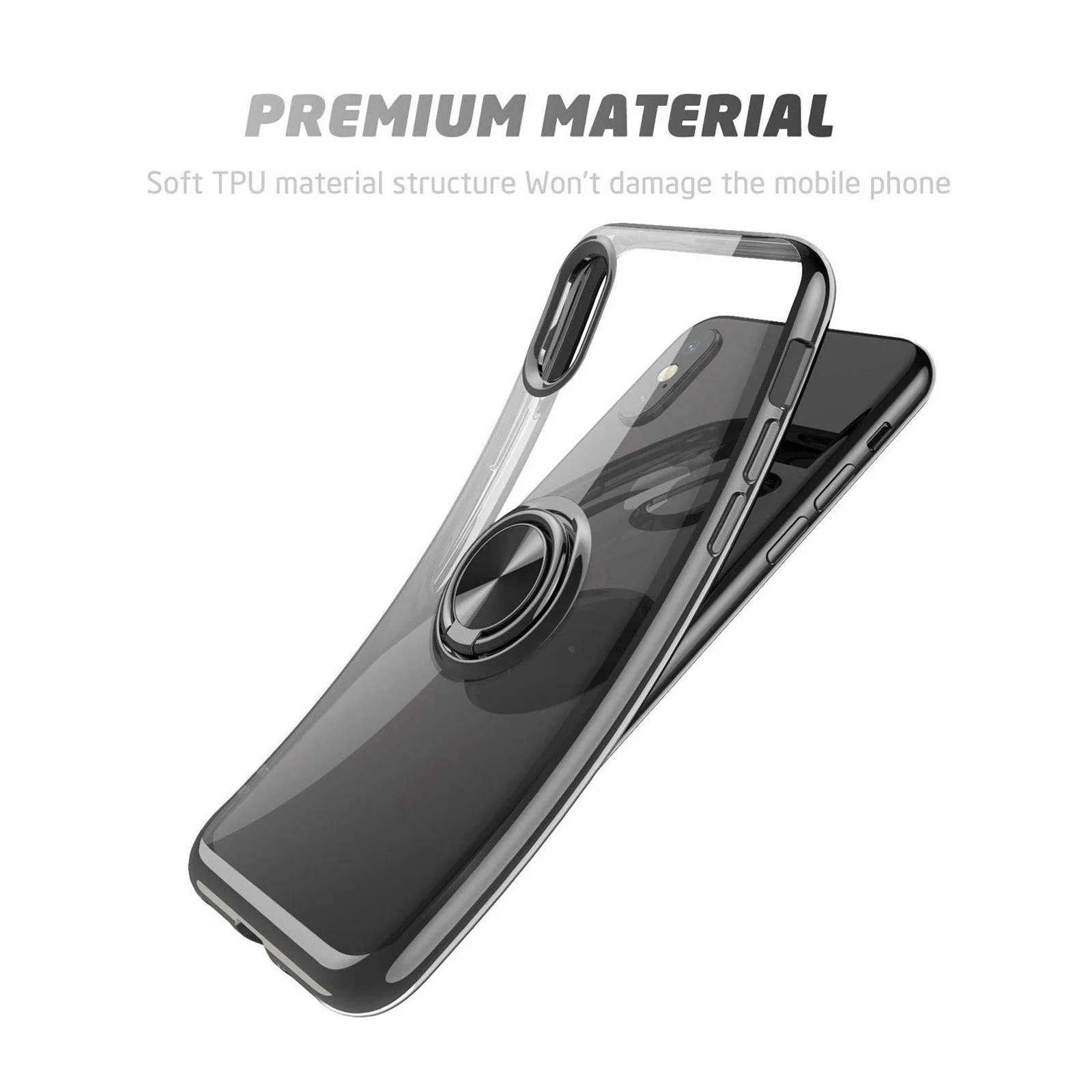 iPhone X / XS Unicorn Beetle Snap Ring Case-Black - Image 5