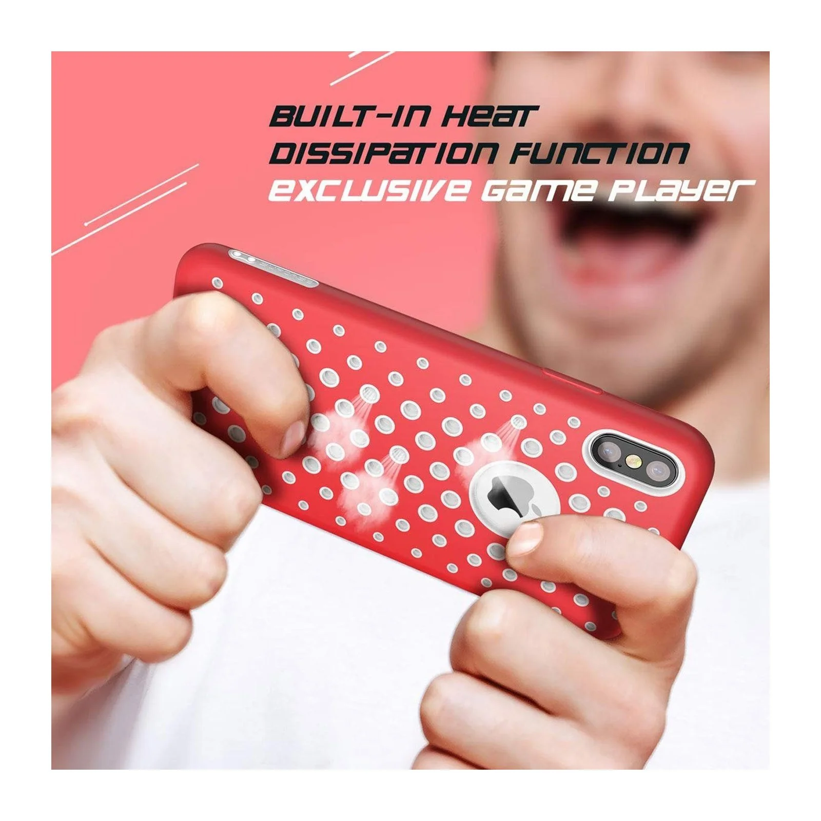 iPhone X / XS Unicorn Beetle Sport Athletic Case-Red - Image 5