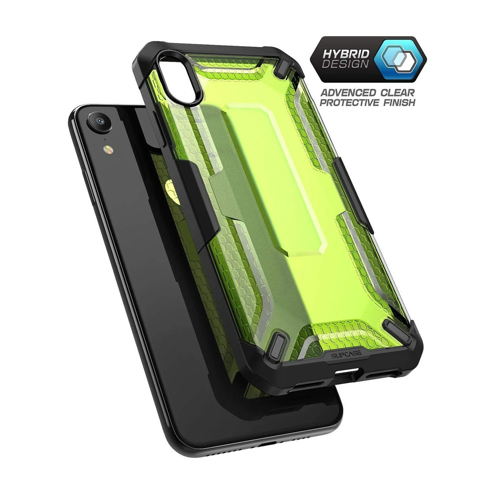 iPhone XR Unicorn Beetle Hybrid Bumper Case-Green - Image 5