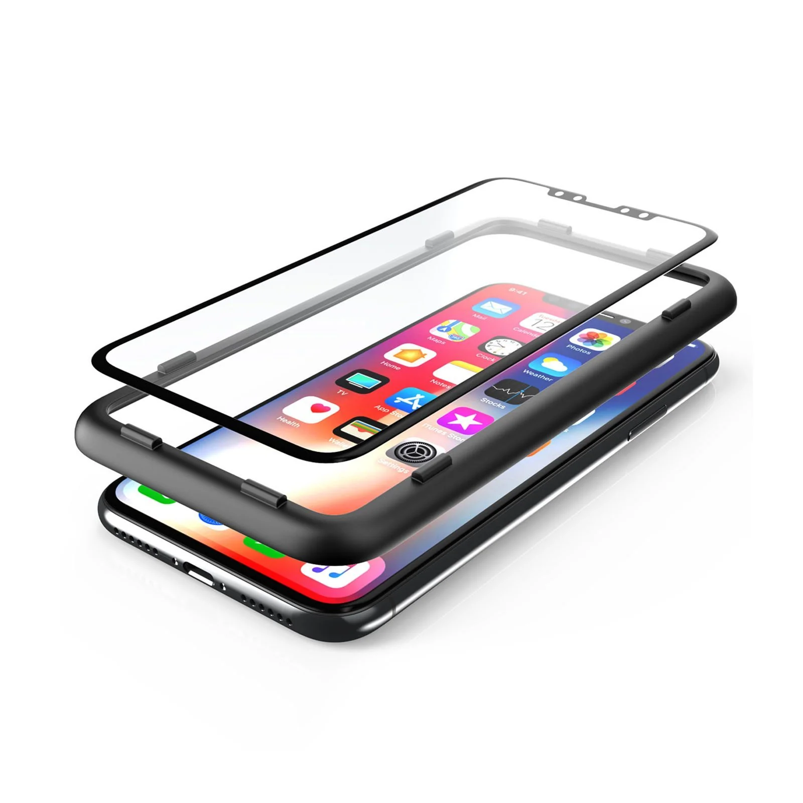 3D Glass Screen Protector for iPhone 6.5 inch 2018 and 2019-Clear - Image 4