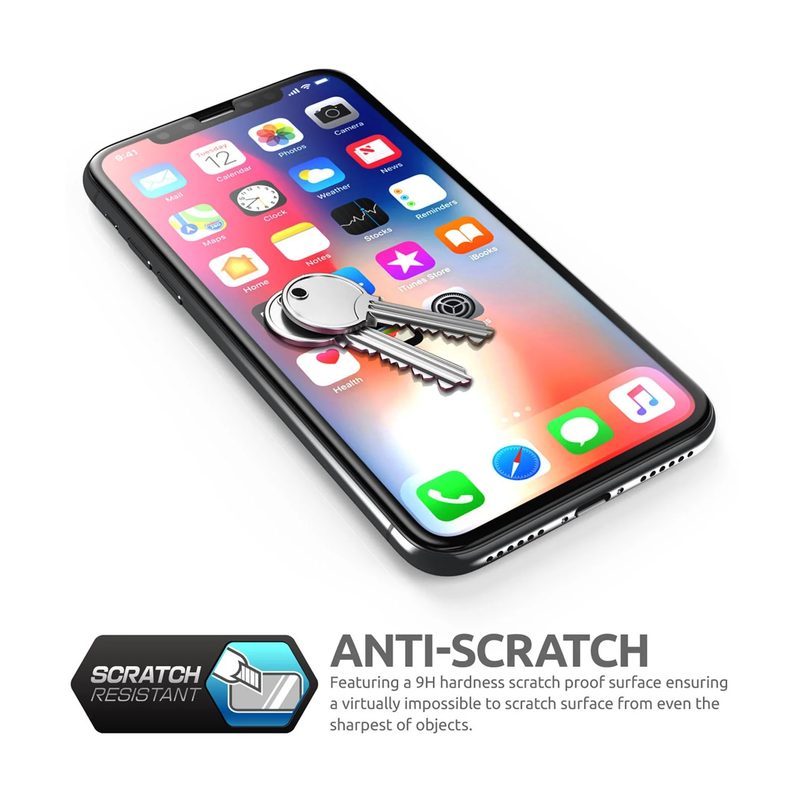 3D Glass Screen Protector for iPhone 6.5 inch 2018 and 2019-Clear - Image 6
