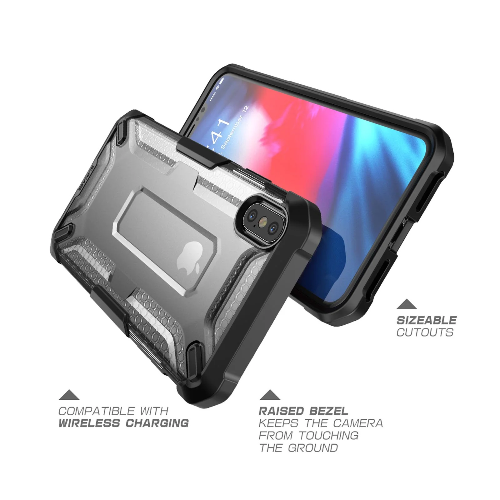 iPhone XS Max Unicorn Beetle Bumper Case-Black - Image 8