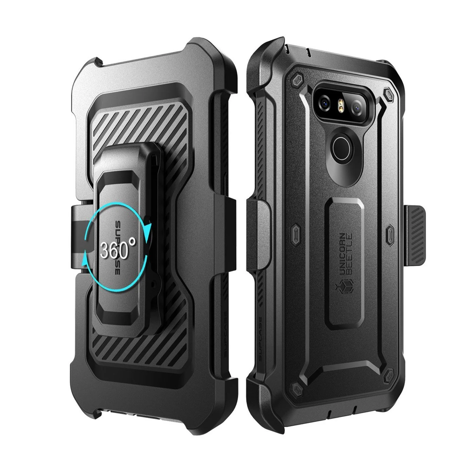 LG G6/LG G6 Plus Unicorn Beetle Pro Rugged Holster Case-Black - Image 8