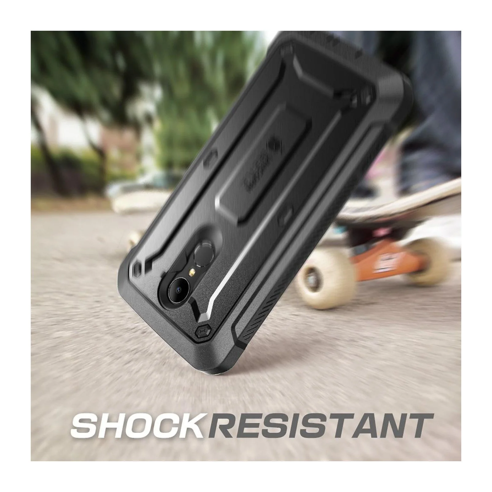 LG K30 Unicorn Beetle Pro Rugged Holster Case-Black - Image 5