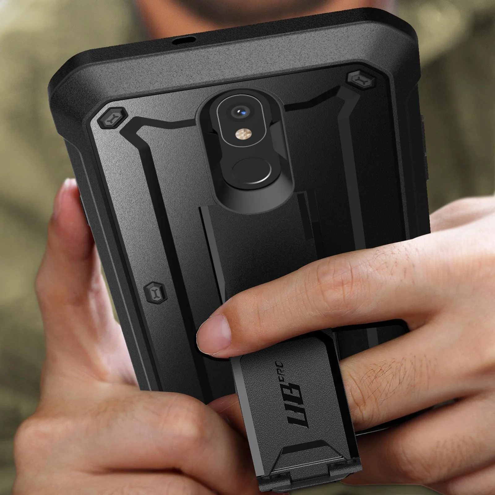 LG Stylo 5 Unicorn Beetle Pro Rugged Holster Case-Black - Image 8