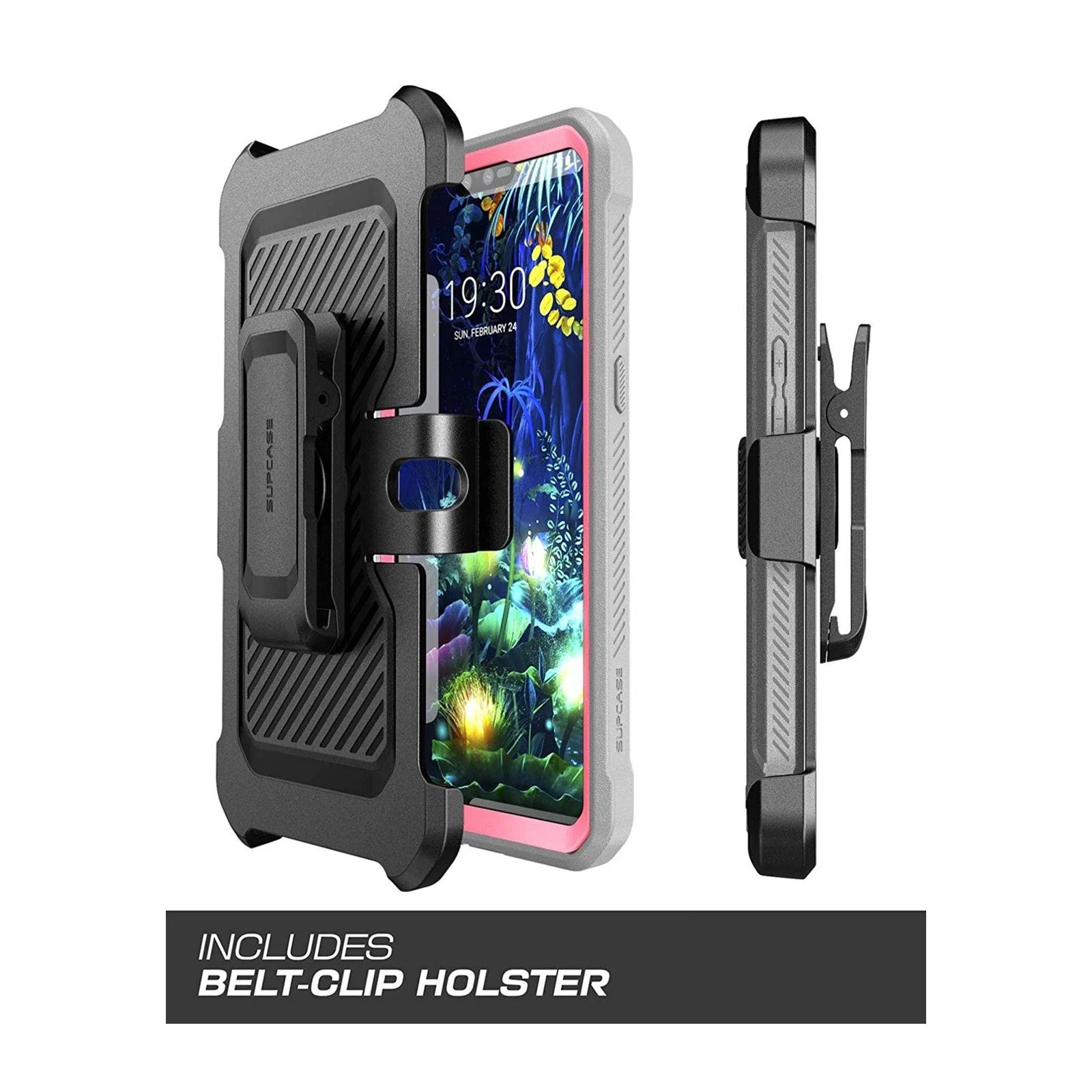LG V50 ThinQ Unicorn Beetle Pro Full-Body Holster Case-Pink - Image 5