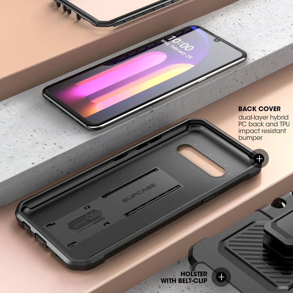 LG V60 ThinQ Unicorn Beetle Pro Full-Body Case-Black - Image 5