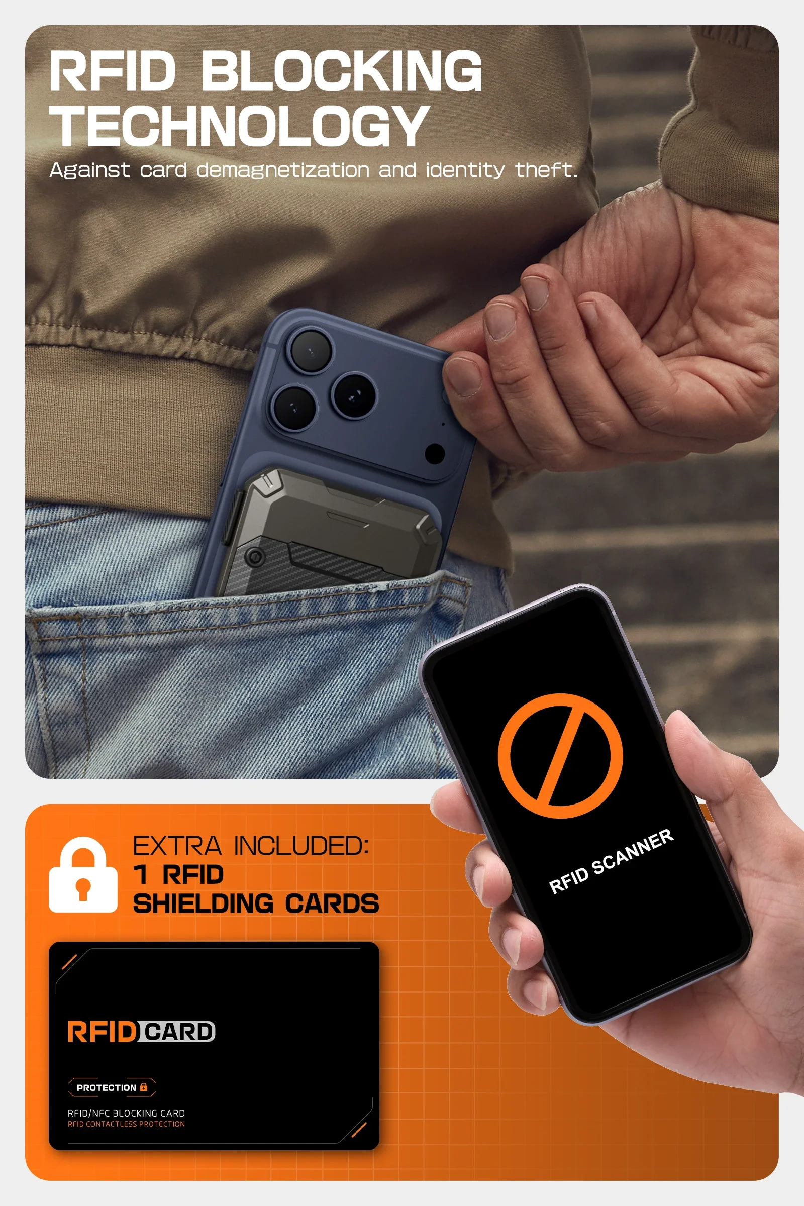 MagFlip Magnetic Wallet with Stand-Carbon - Image 7