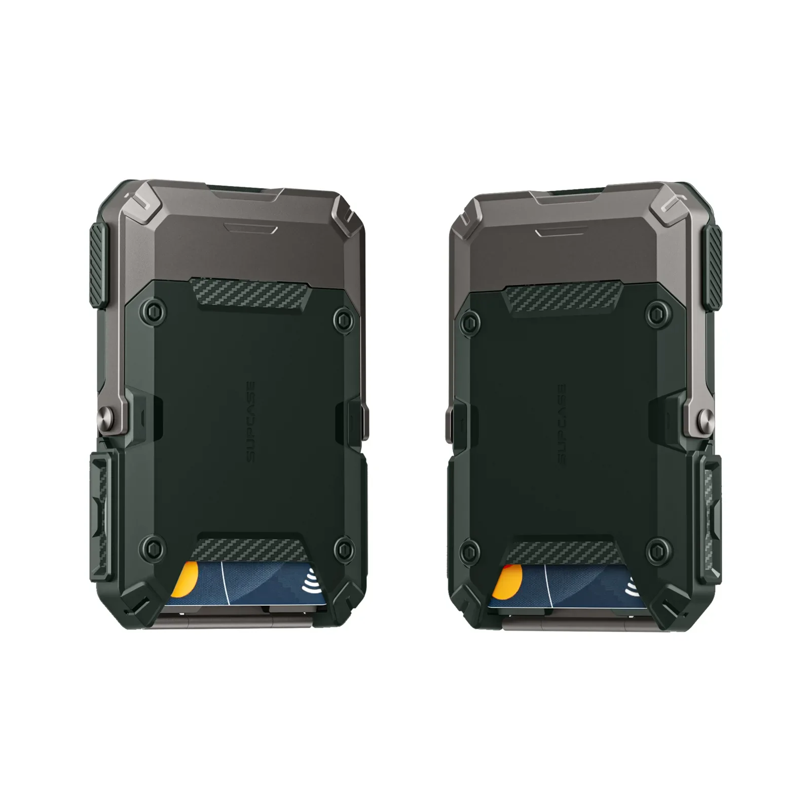 MagFlip Magnetic Wallet with Stand-Dark Green - Image 4