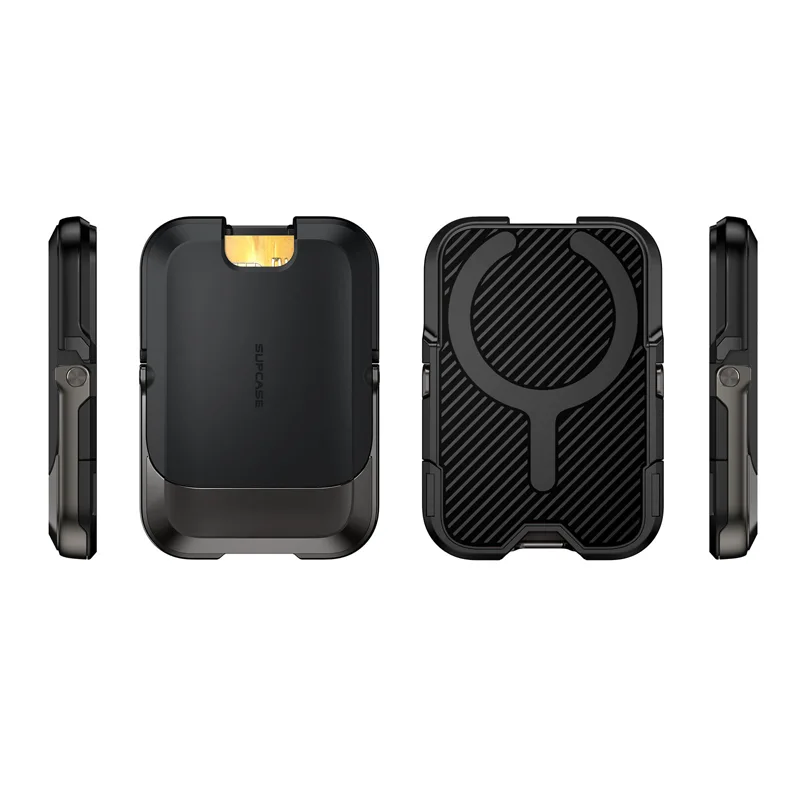 UB Mag Vault Magnetic Wallet with Stand - Carbon Black - Image 6