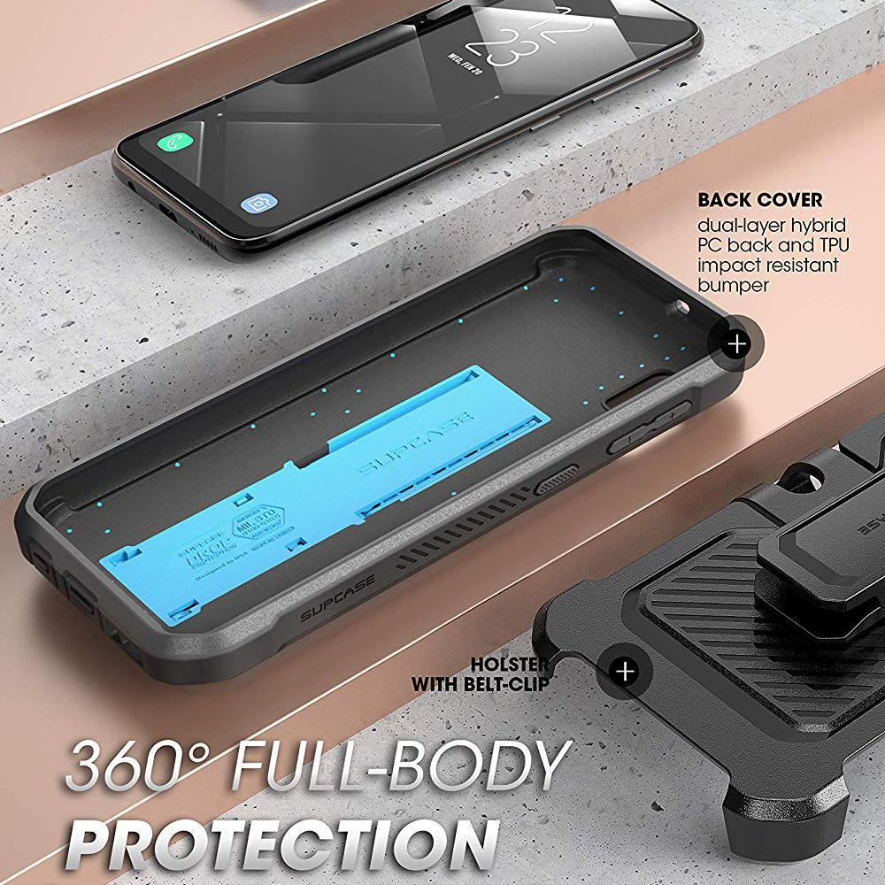 Galaxy A10e Unicorn Beetle Pro Rugged Holster Case-Blue - Image 4