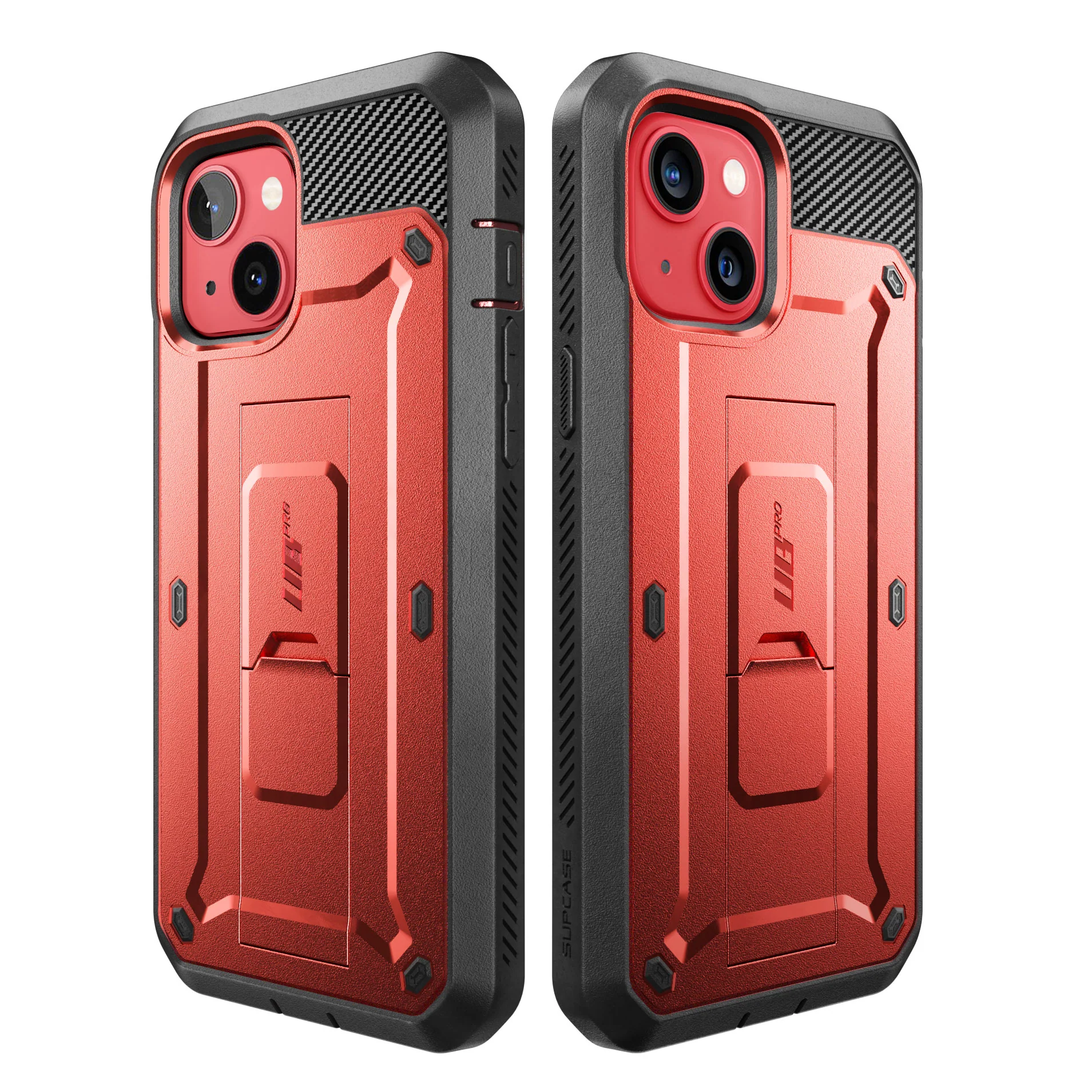 iPhone 14 6.1 inch Unicorn Beetle PRO Rugged Case-Metallic Red - Image 9
