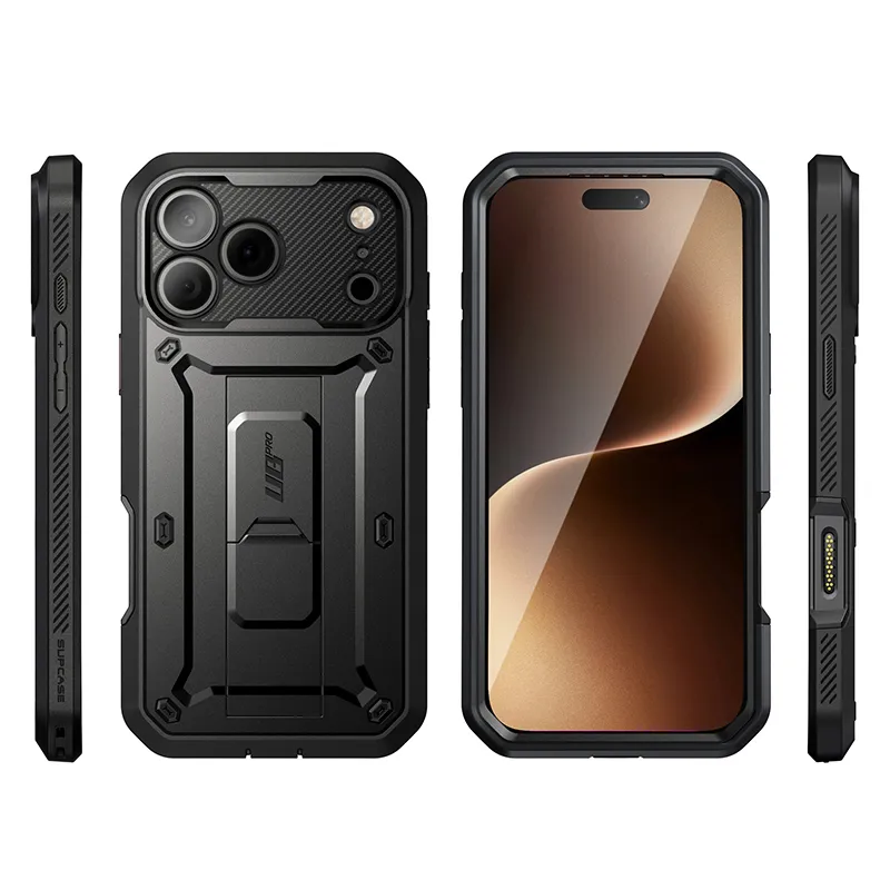 UB PRO Series iPhone 17 Pro Camera Control Button Phone Case - Black - Image 4