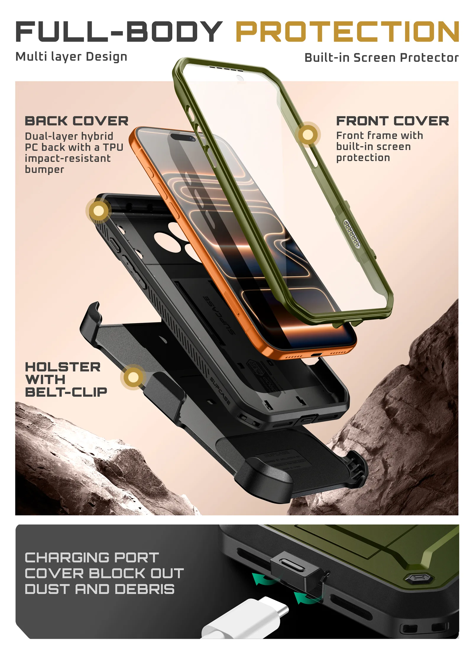 UB PRO Series iPhone 17 Pro Max Camera Control Button Phone Case - Guldan - Image 10
