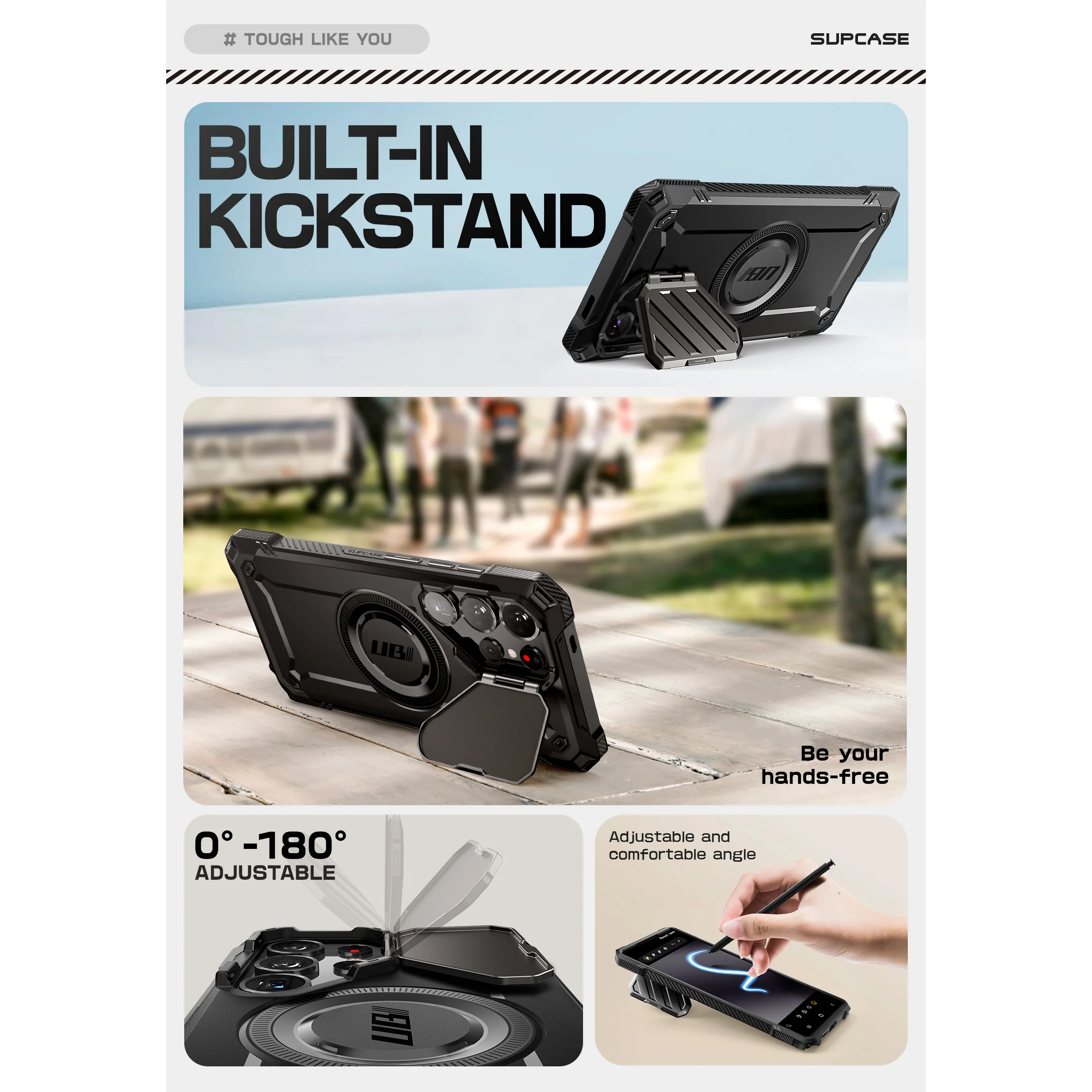 Bundle Sale - MagFlip Magnetic Wallet with iPhone/Samsung Compatible & Galaxy S25 Ultra UB Mag XT Series Phone Case - Image 7
