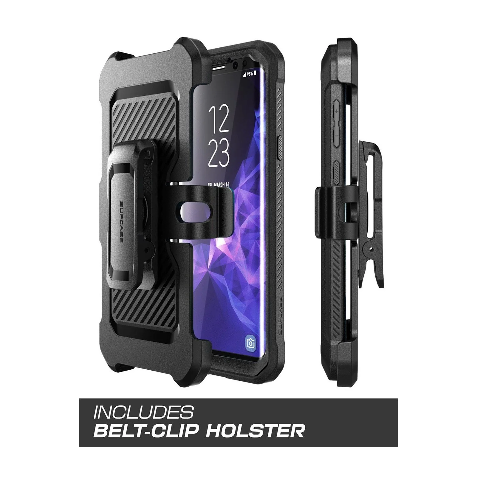 Galaxy S9 Plus Unicorn Beetle Pro Full Body Rugged Case-Black - Image 4